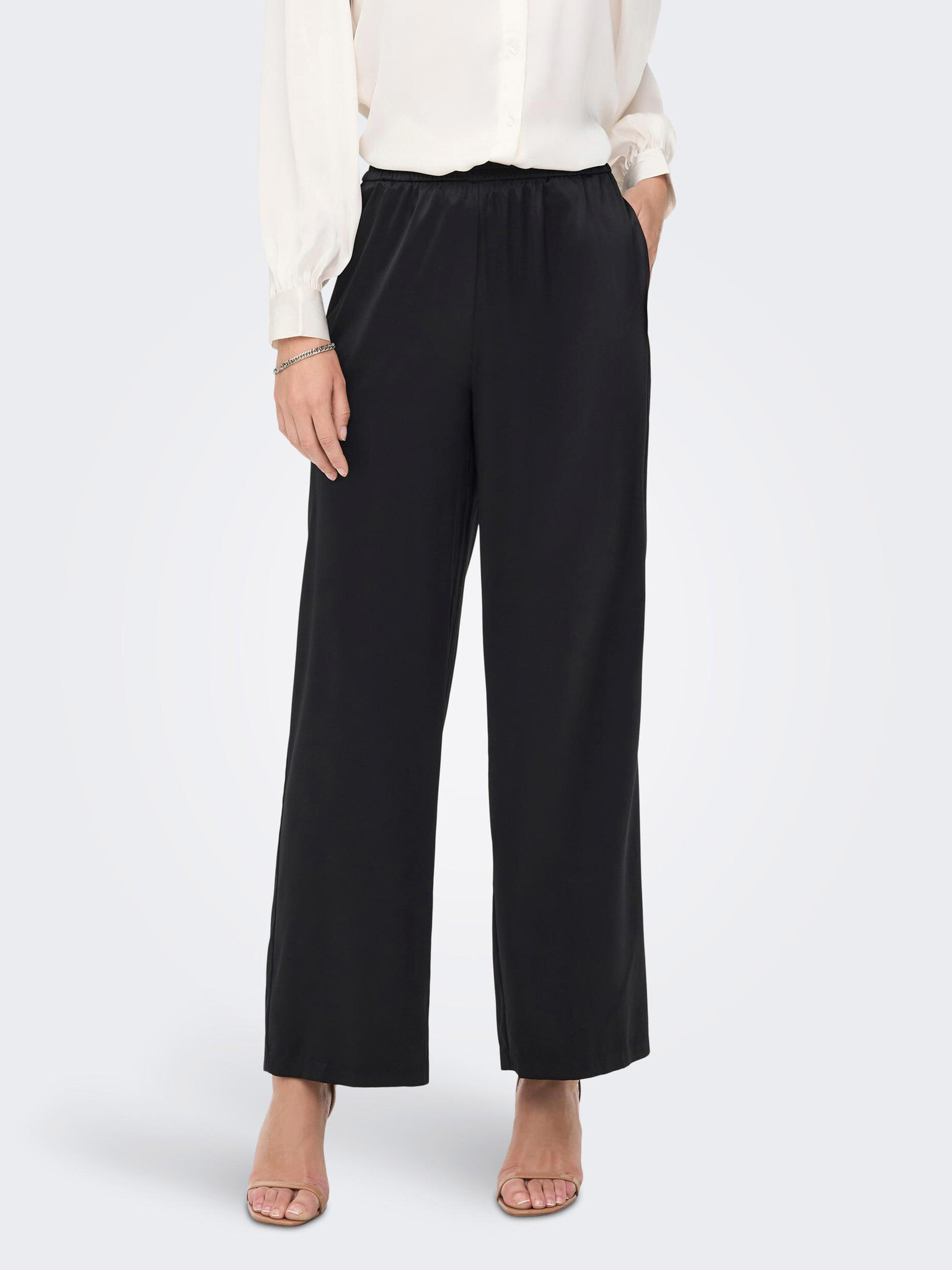 ONLY Victoria Pantaloni Negru - Pled.ro