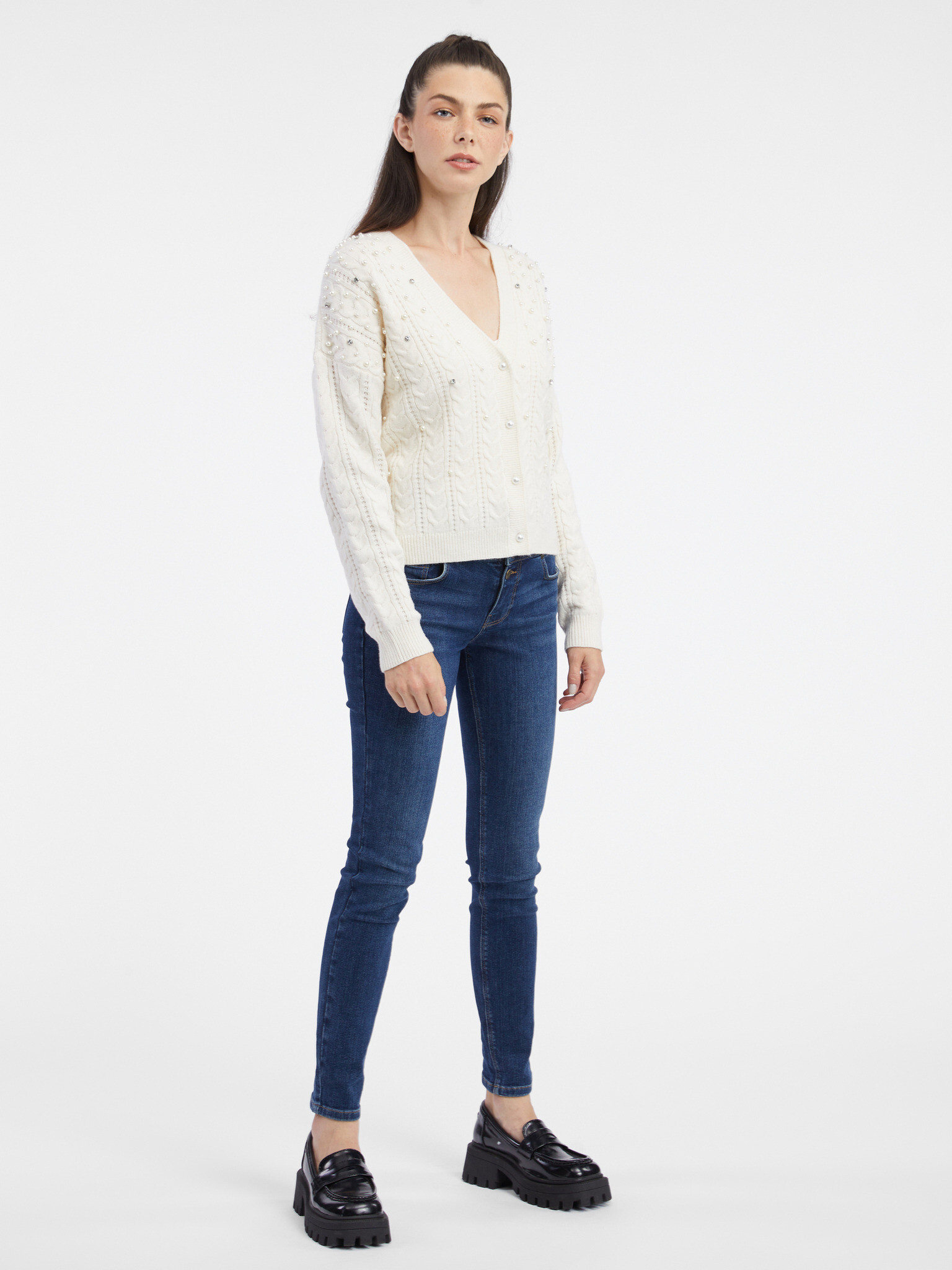 Orsay Cardigan Alb - Pled.ro