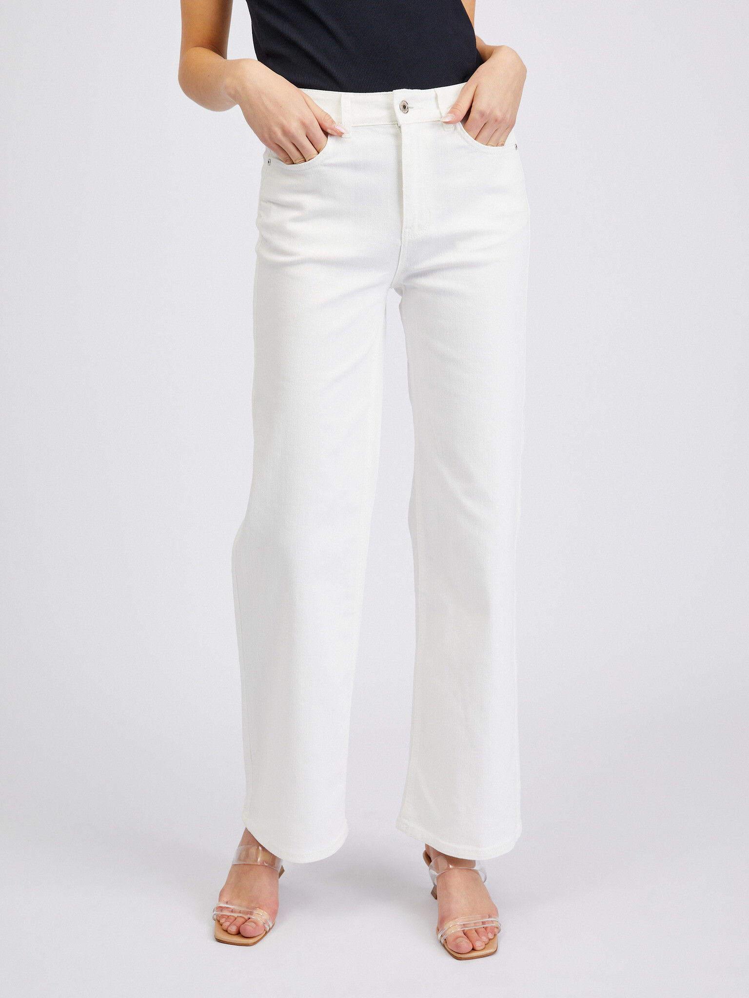 Orsay Jeans Alb - Pled.ro