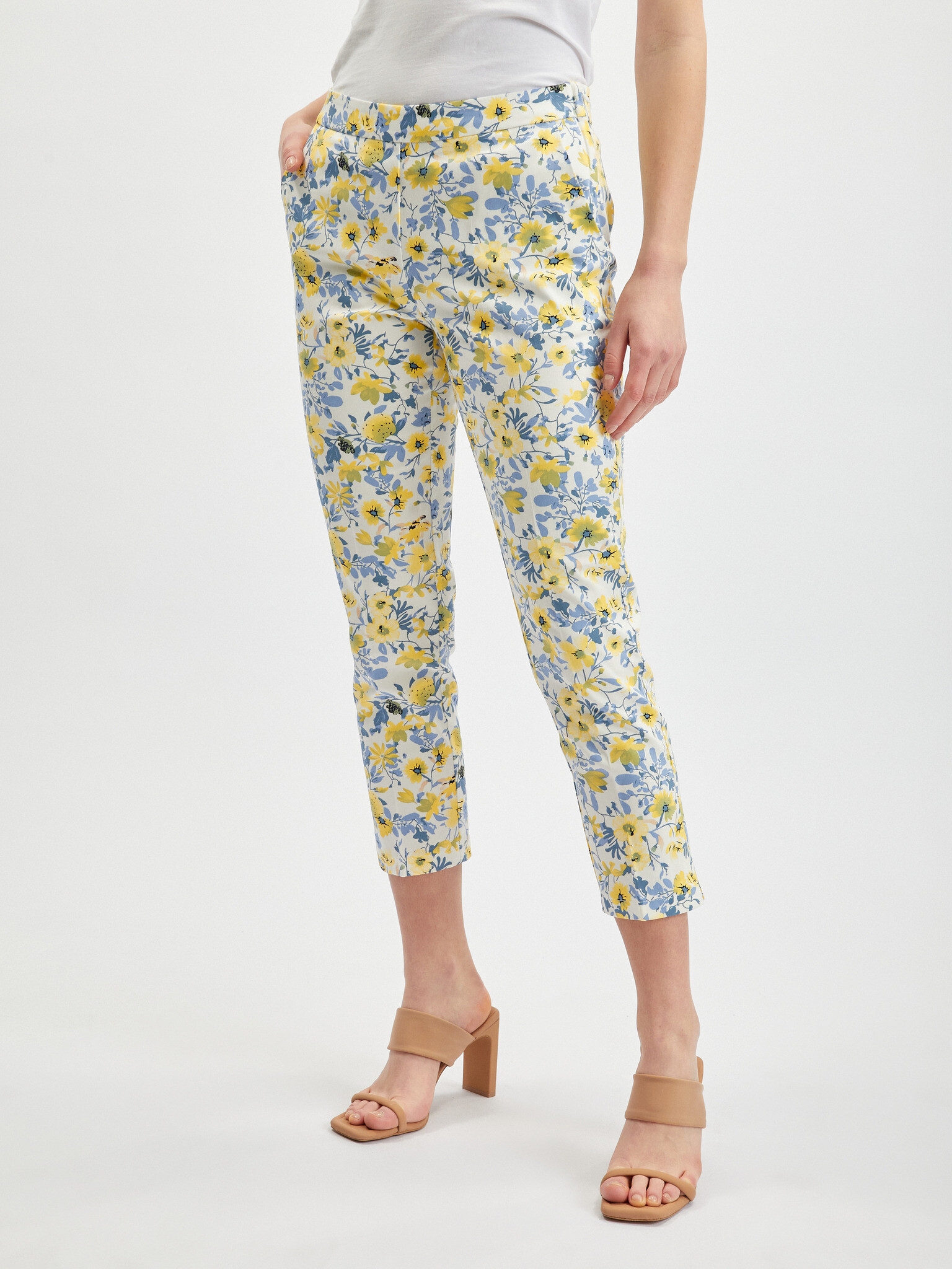 Orsay Pantaloni Alb - Pled.ro