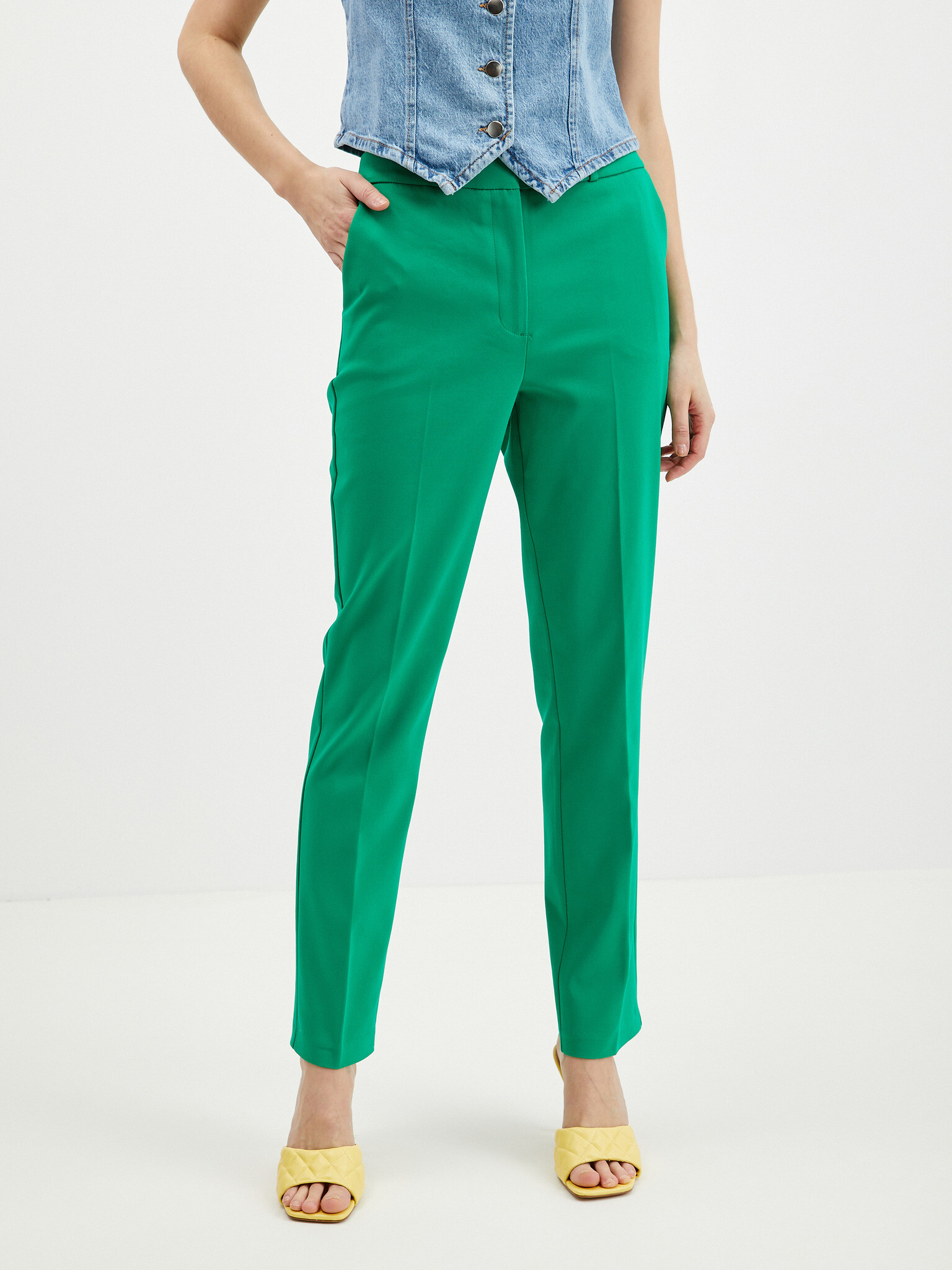 Orsay Pantaloni Verde - Pled.ro