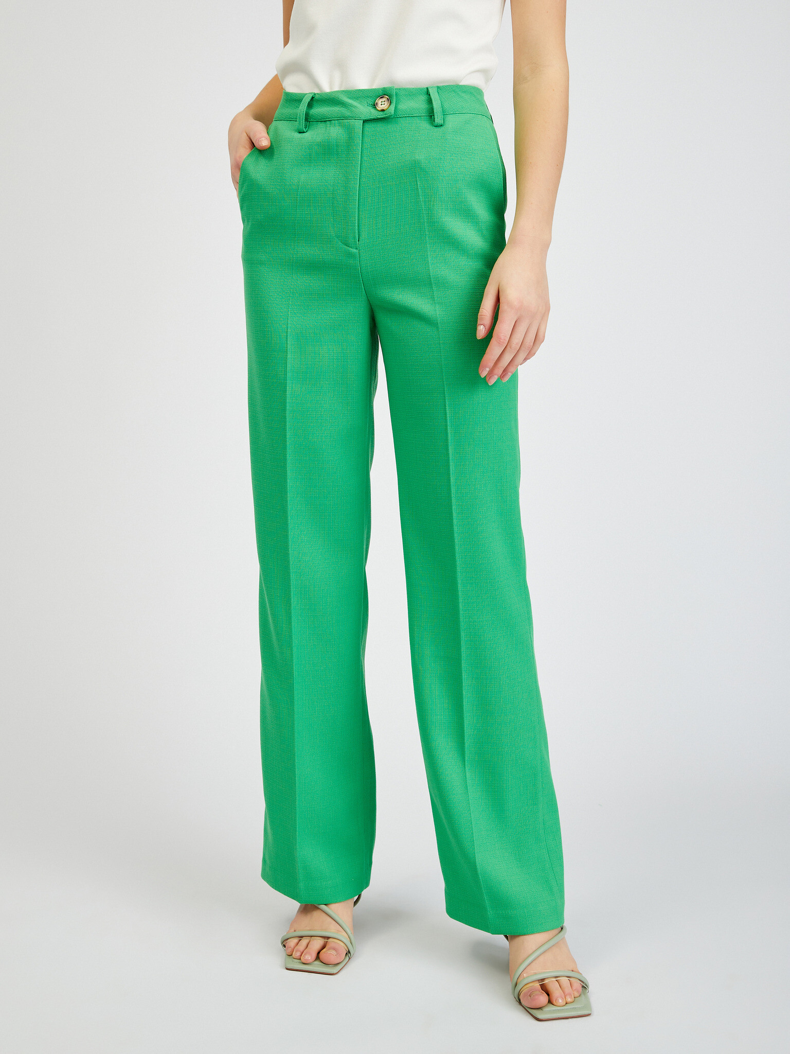 Orsay Pantaloni Verde - Pled.ro