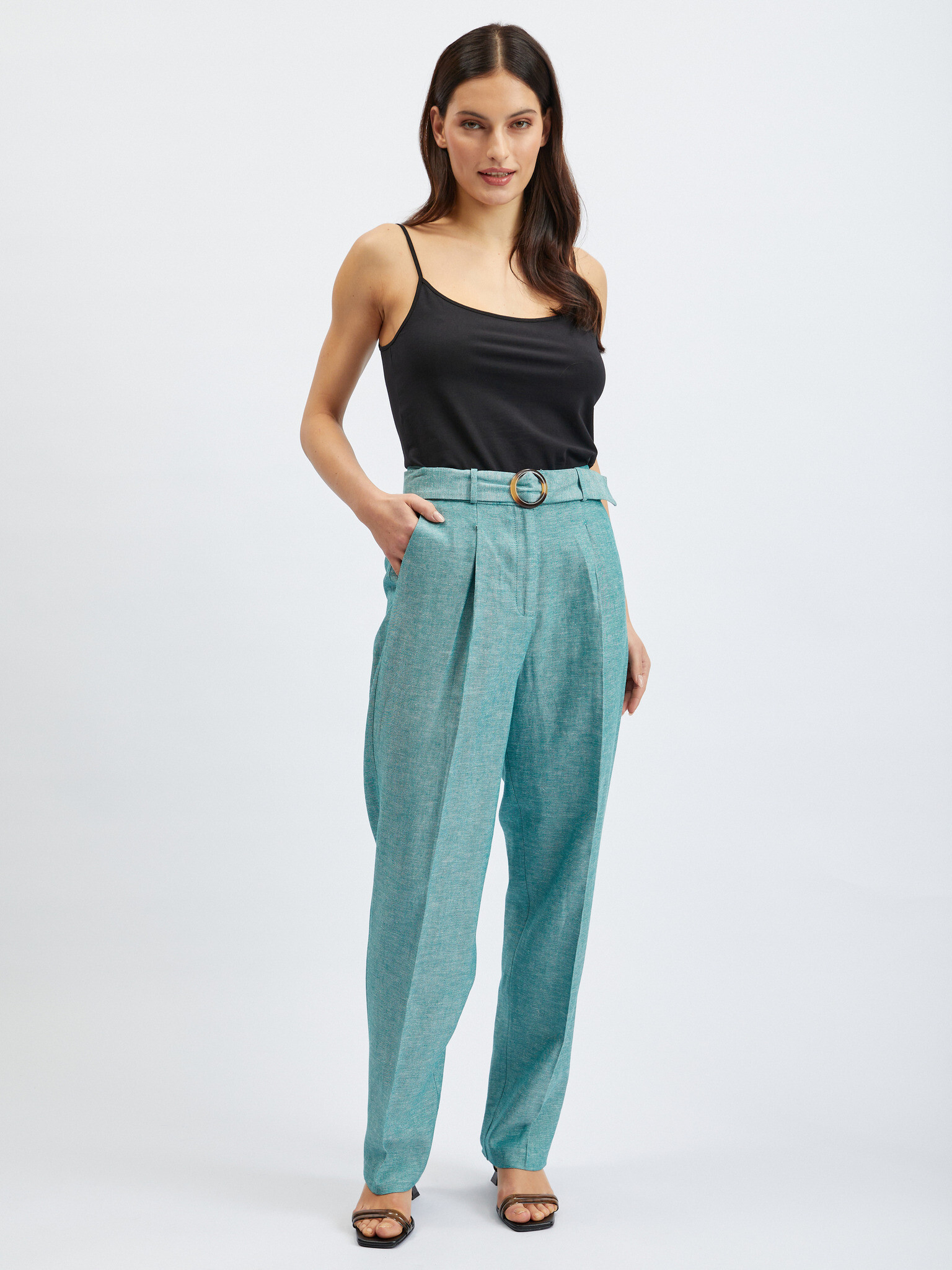 Orsay Pantaloni Verde - Pled.ro