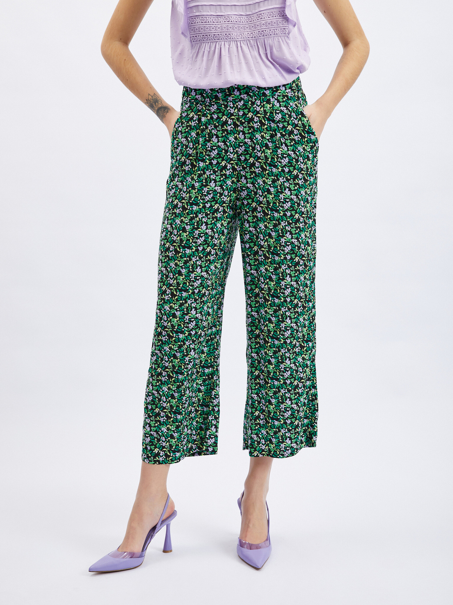 Orsay Pantaloni Verde - Pled.ro