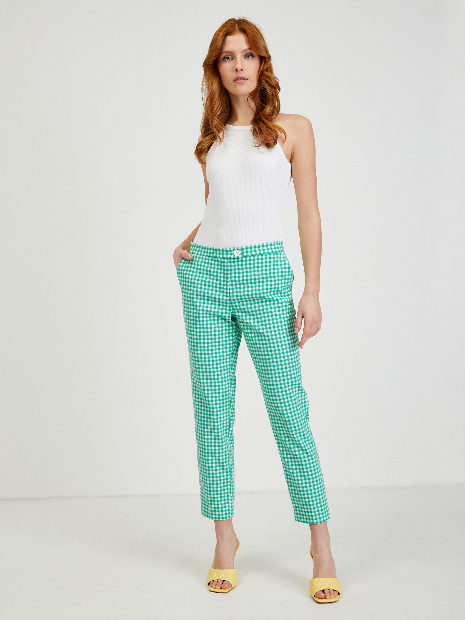 Orsay Pantaloni Verde - Pled.ro