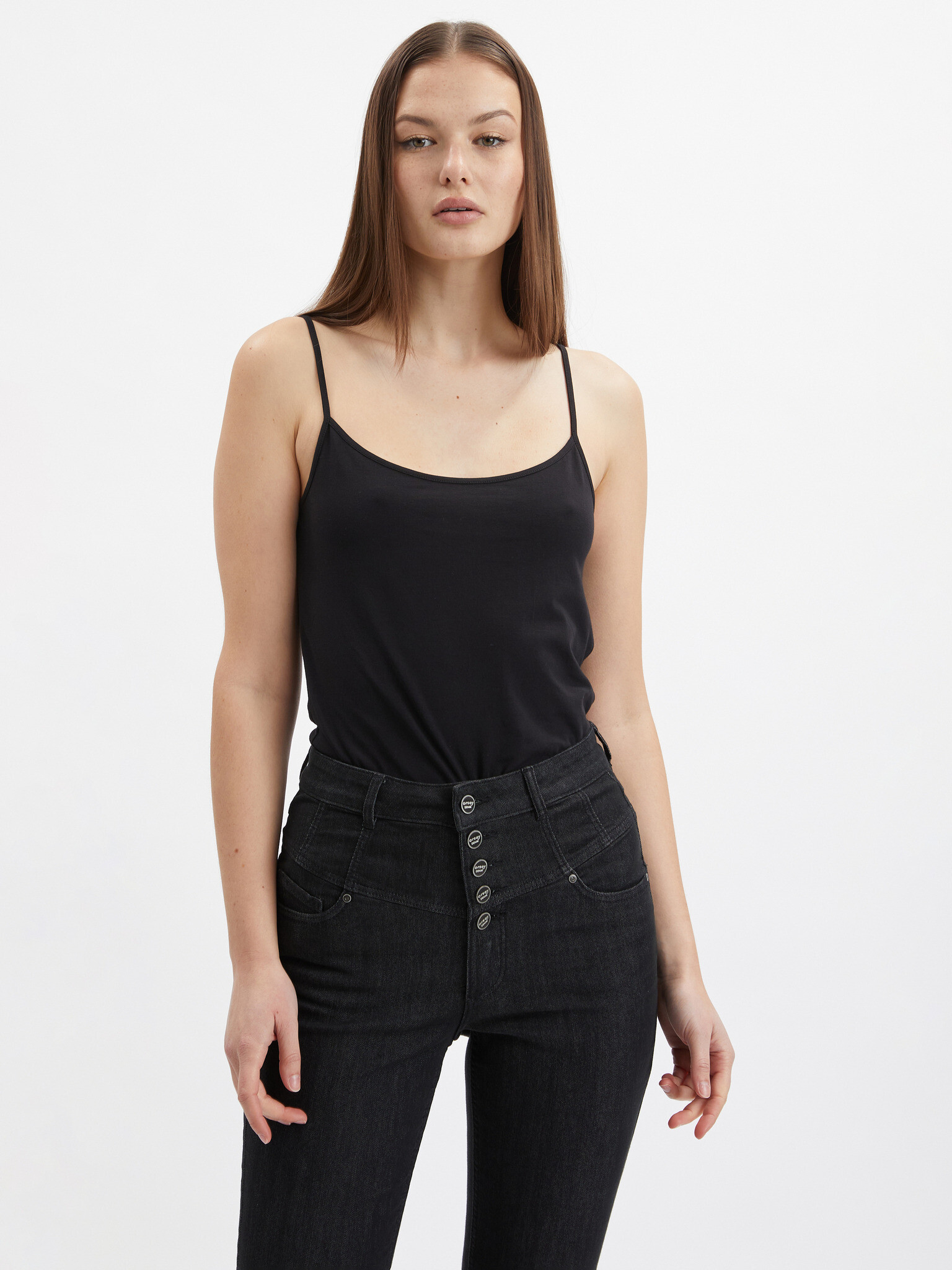 Orsay Tank top 3 buc Negru - Pled.ro