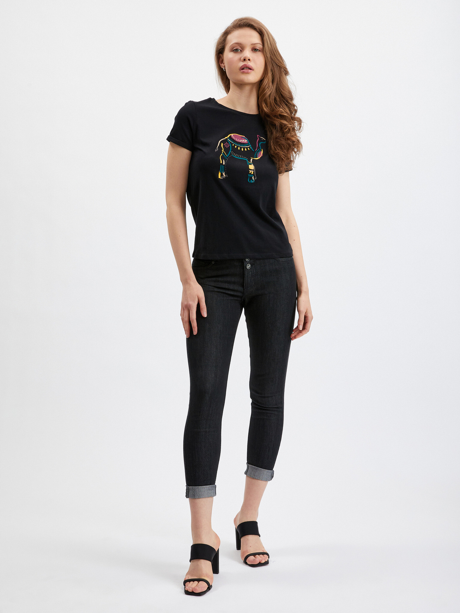 Orsay Tricou Negru - Pled.ro