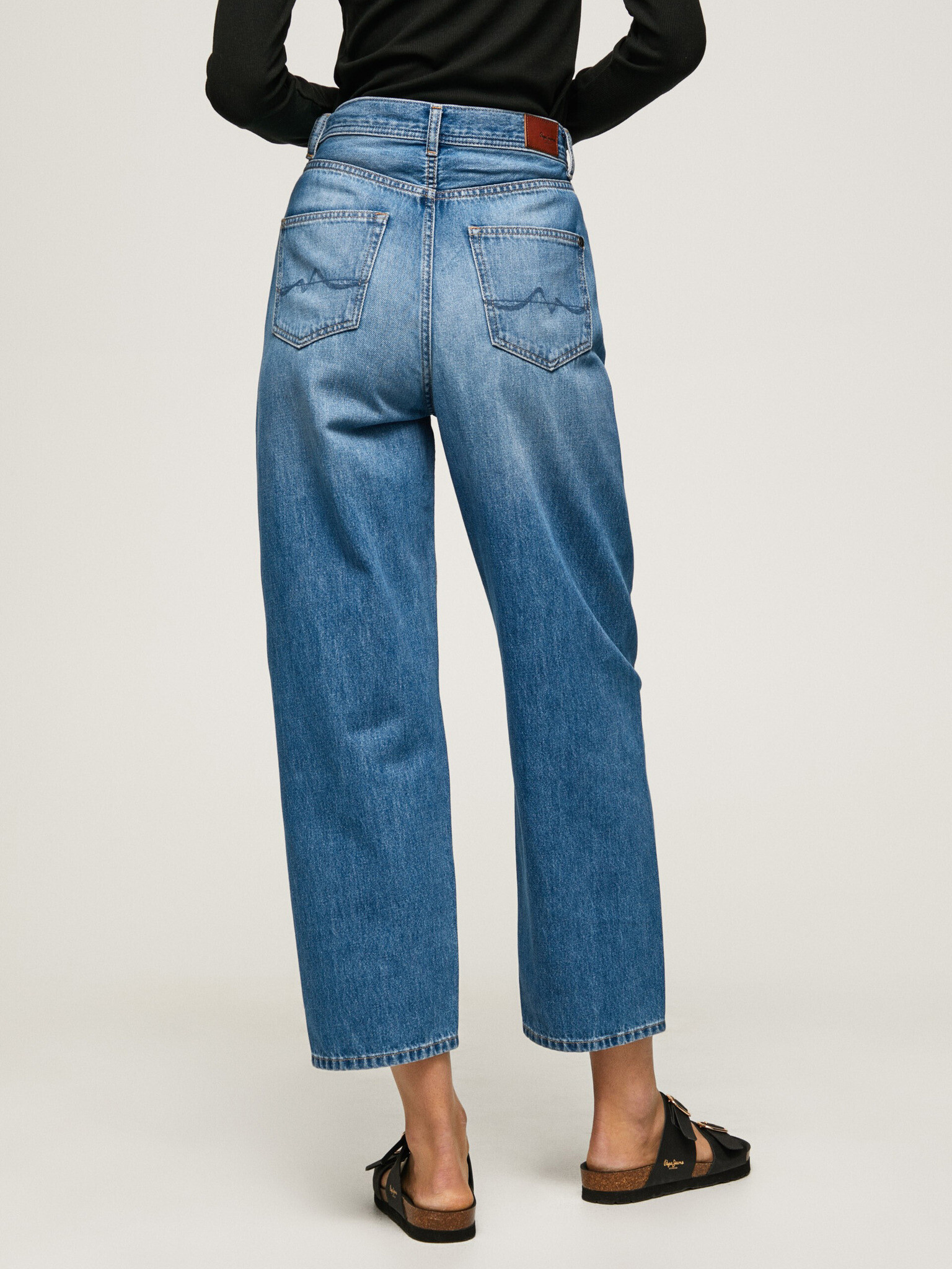 Pepe Jeans Addison Jeans Albastru - Pled.ro