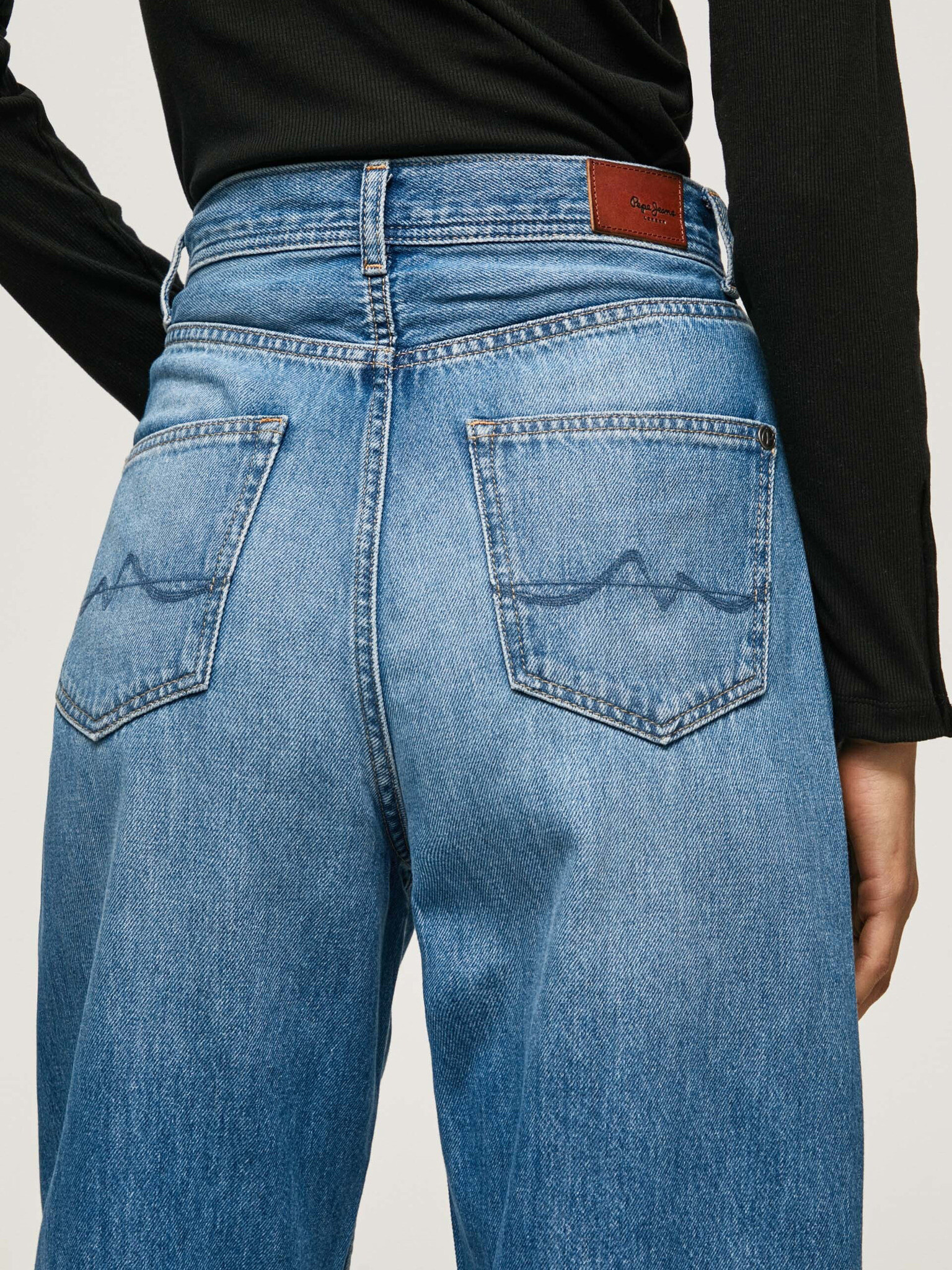 Pepe Jeans Addison Jeans Albastru - Pled.ro