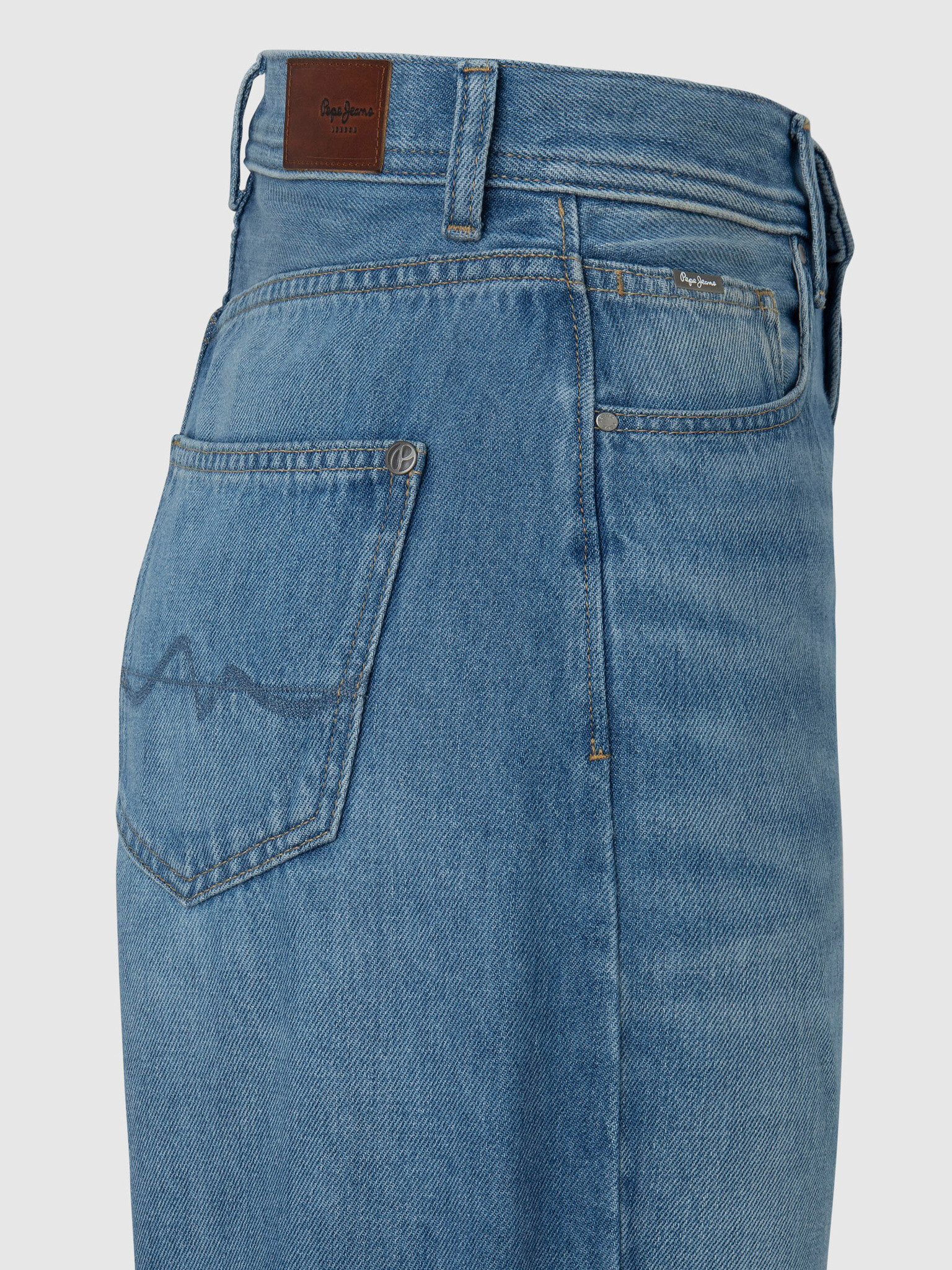 Pepe Jeans Addison Jeans Albastru - Pled.ro