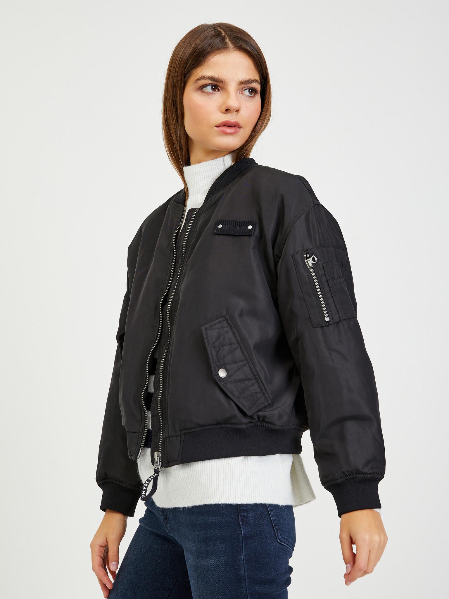 Pepe Jeans Anette Jachetă Negru - Pled.ro