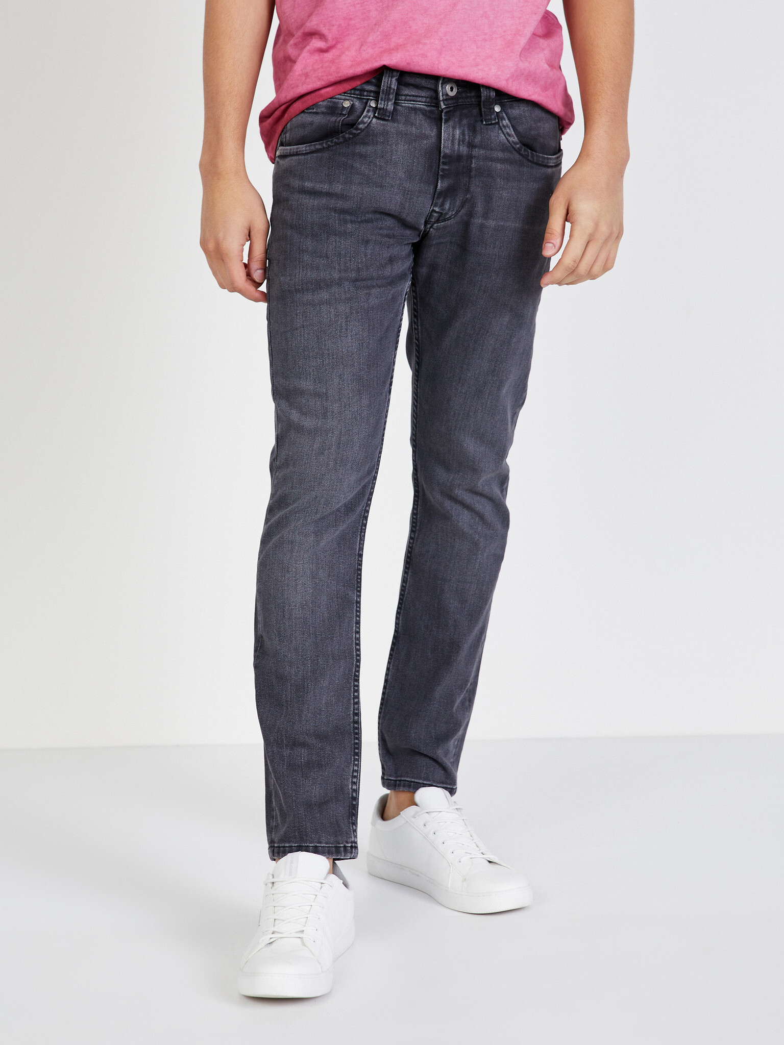 Pepe Jeans Cash Jeans Gri - Pled.ro