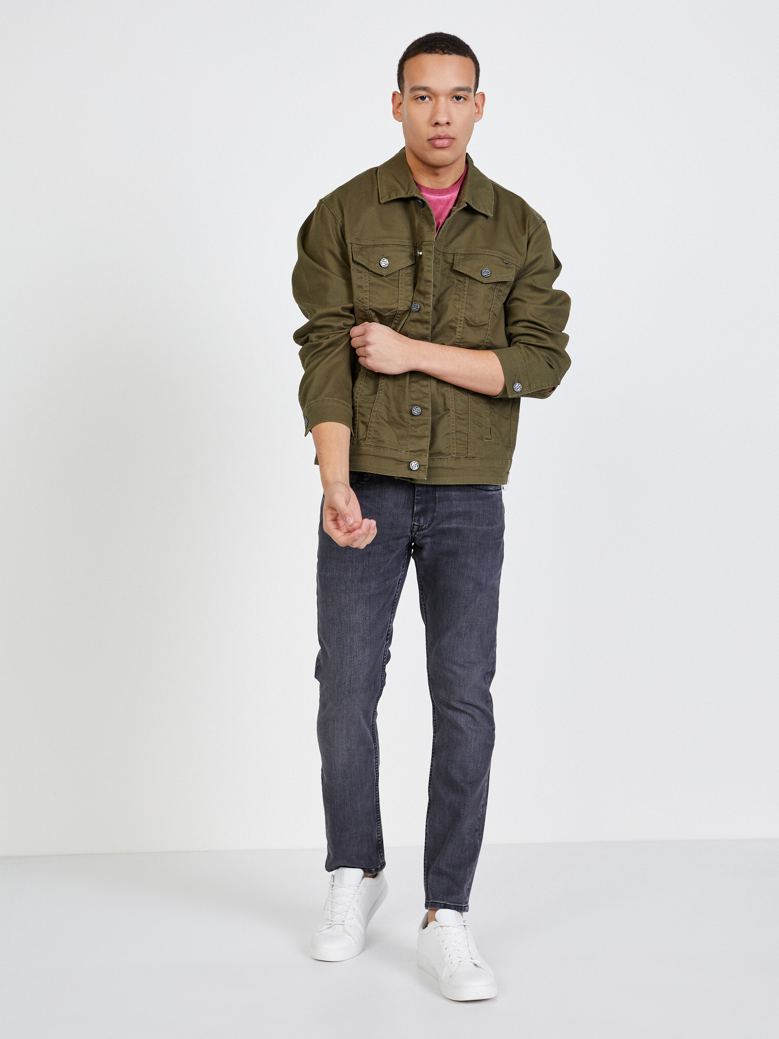 Pepe Jeans Cash Jeans Gri - Pled.ro