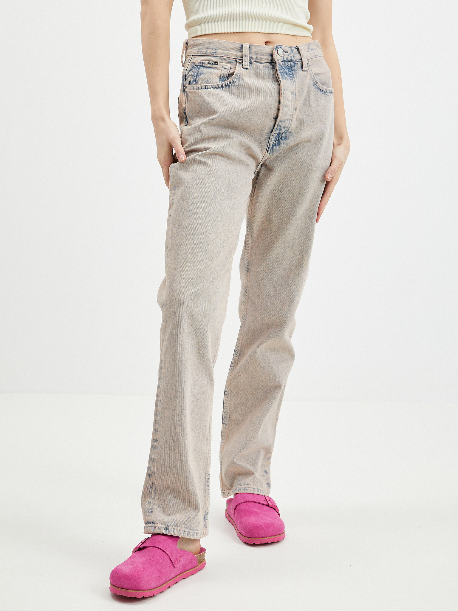 Pepe Jeans Celyn Rose Jeans Bej - Pled.ro