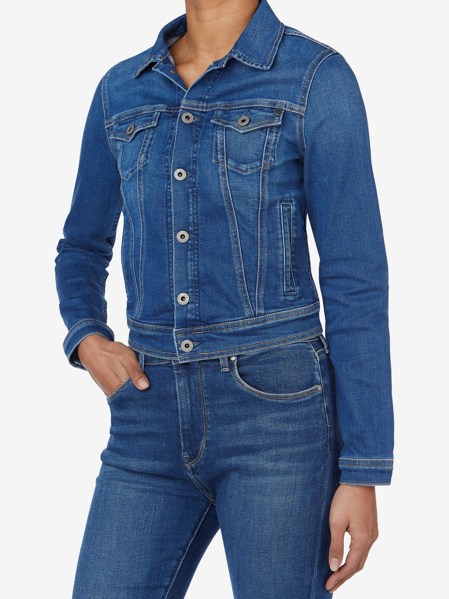 Pepe Jeans Core Jachetă Albastru - Pled.ro