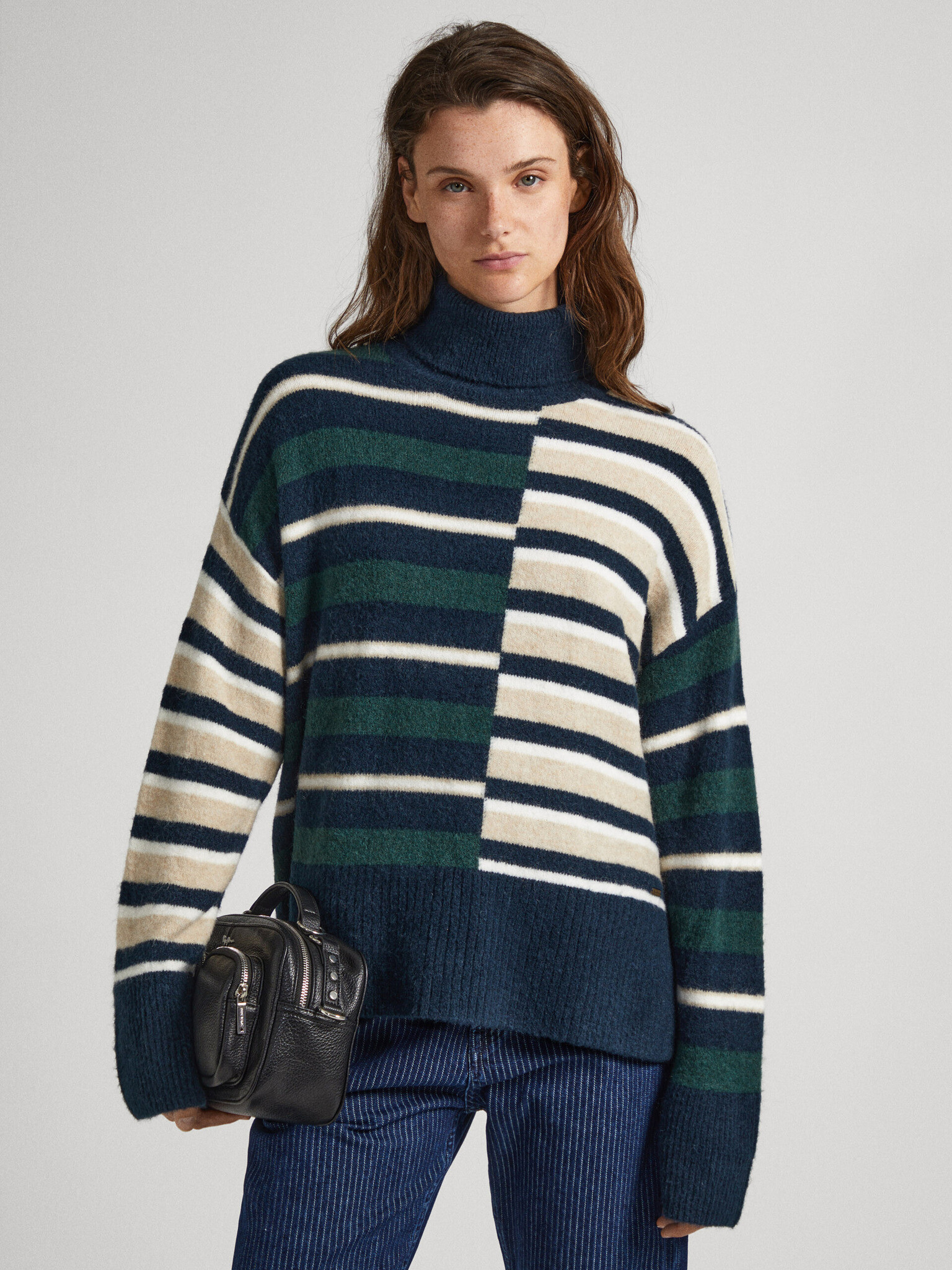 Pepe Jeans Denver Turtleneck Albastru - Pled.ro