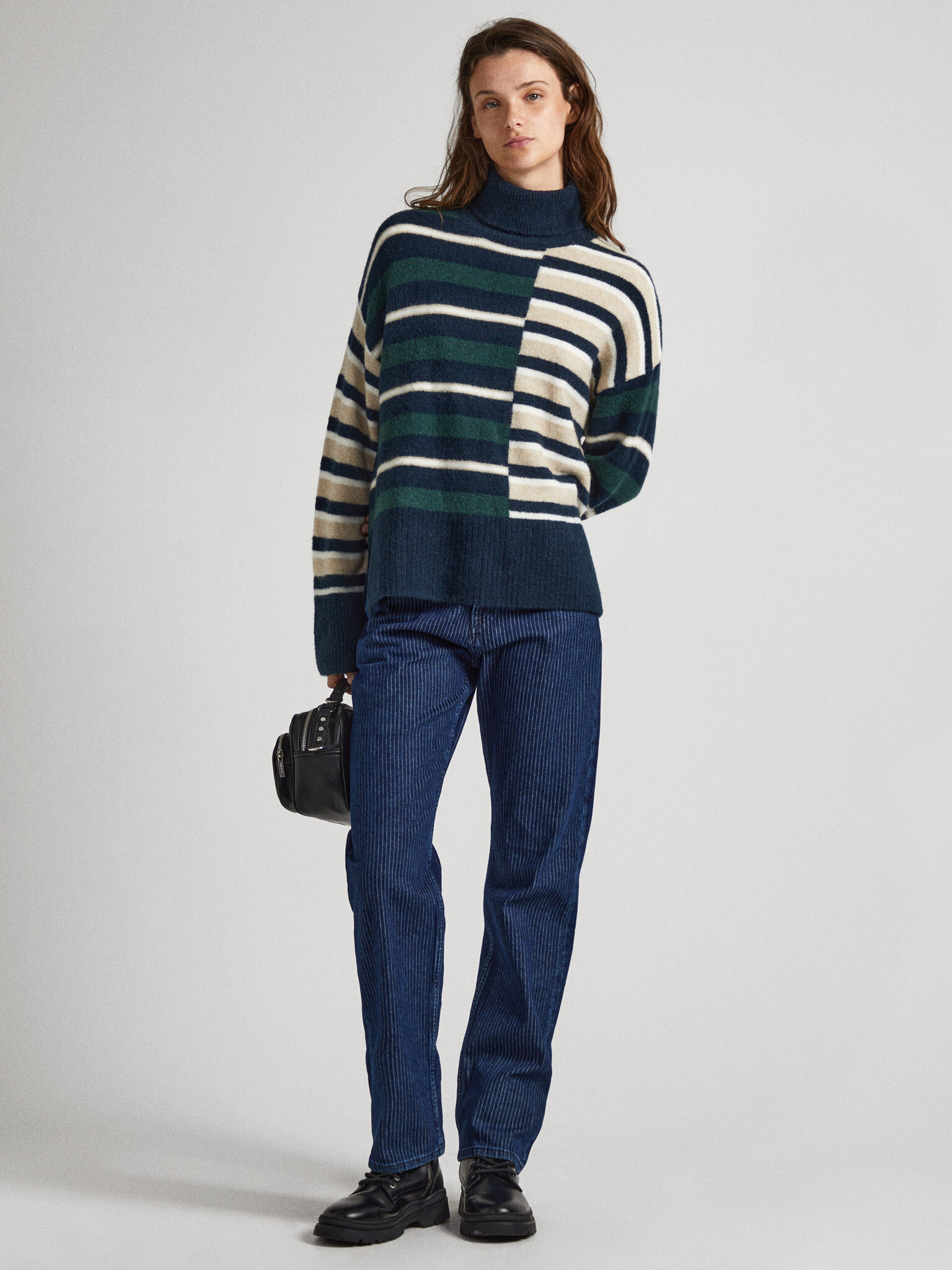 Pepe Jeans Denver Turtleneck Albastru - Pled.ro