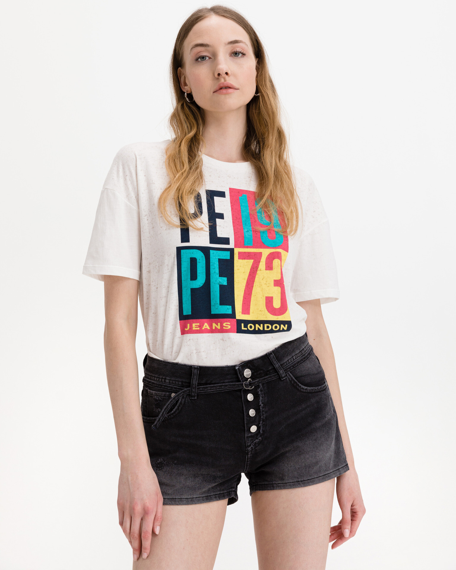 Pepe Jeans Dita Tricou Alb - Pled.ro