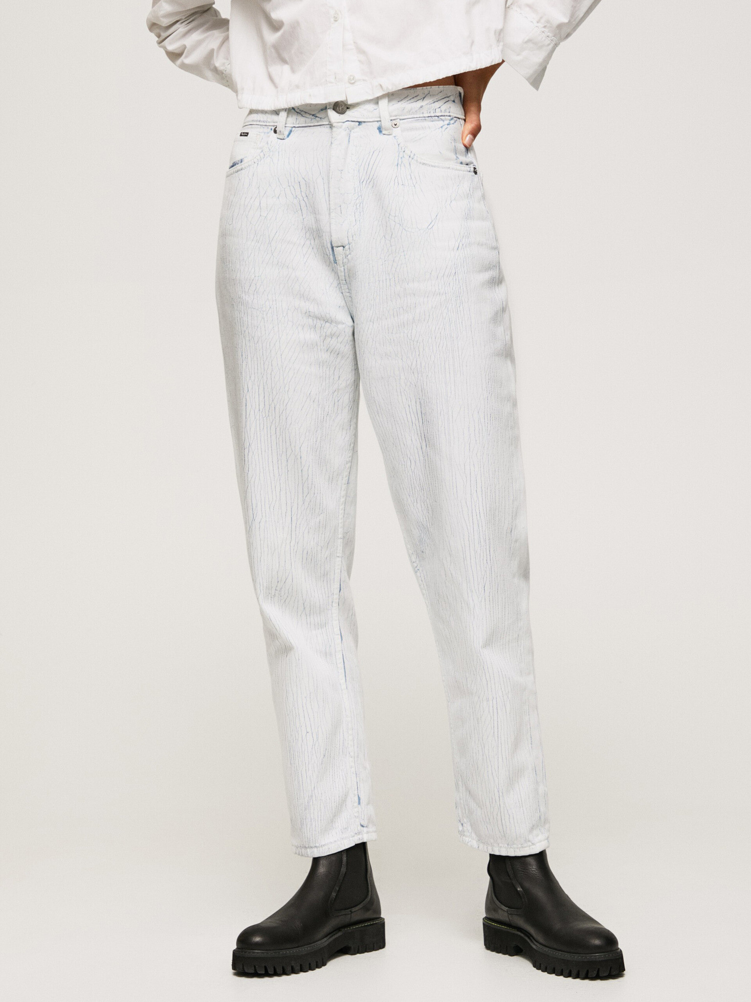 Pepe Jeans Jeans Alb - Pled.ro