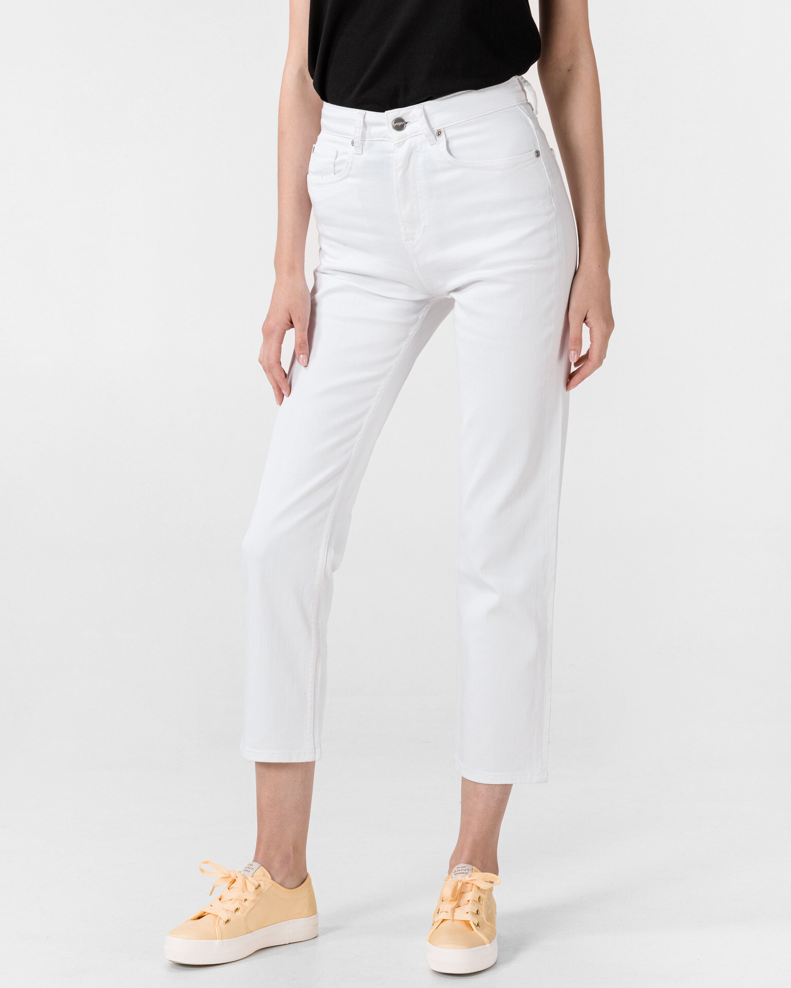 Pepe Jeans Lexi Jeans Alb - Pled.ro