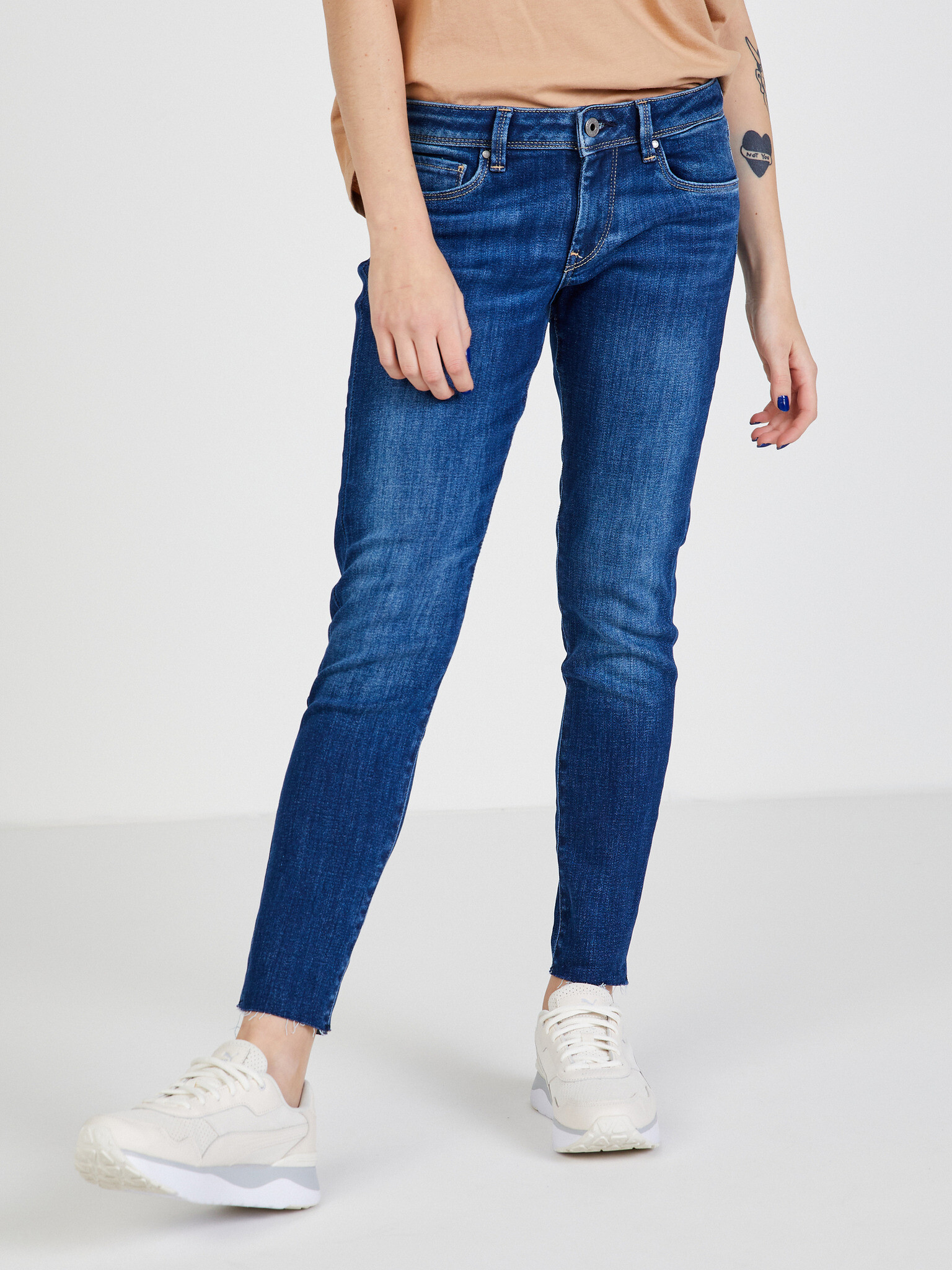 Pepe Jeans Lola Jeans Albastru - Pled.ro