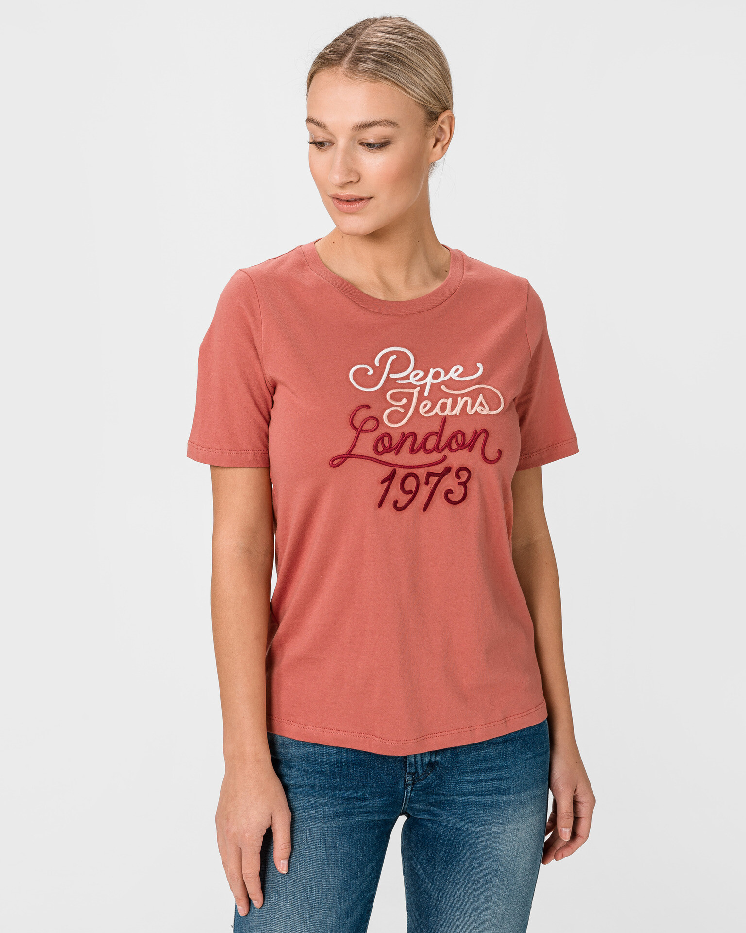 Pepe Jeans Lola Tricou Portocaliu - Pled.ro