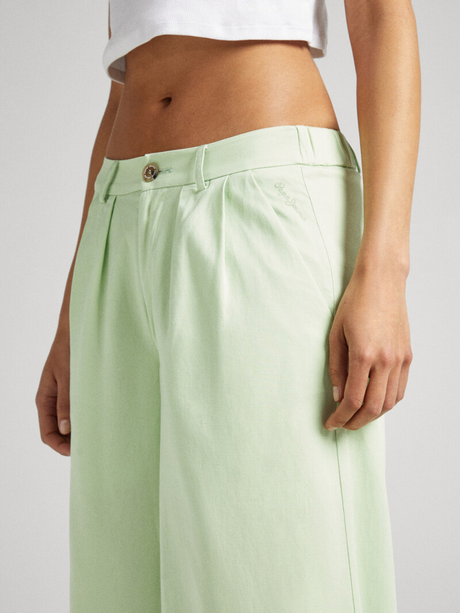 Pepe Jeans Monna Pantaloni Verde - Pled.ro