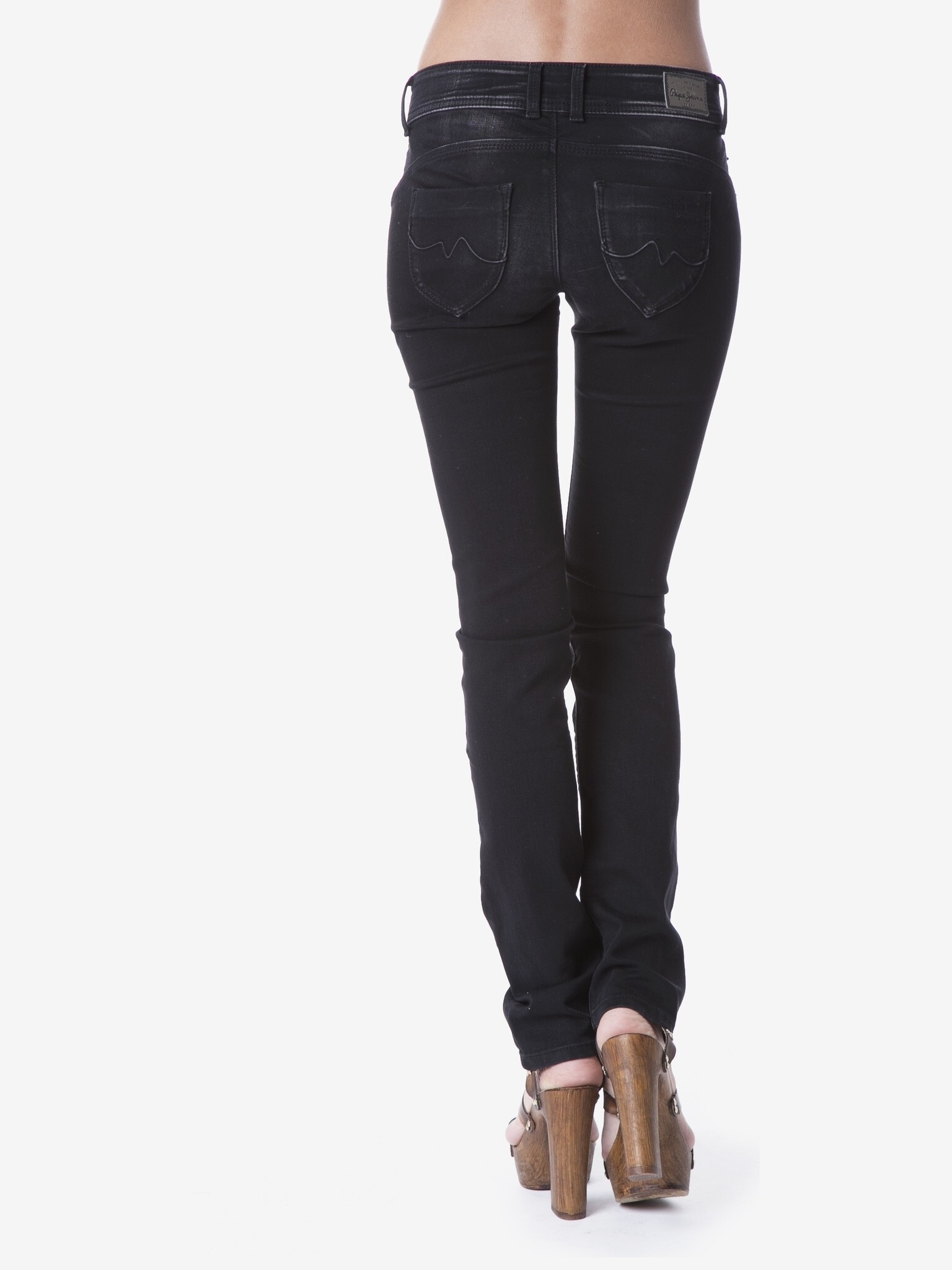 Pepe Jeans New Brooke Jeans Negru - Pled.ro