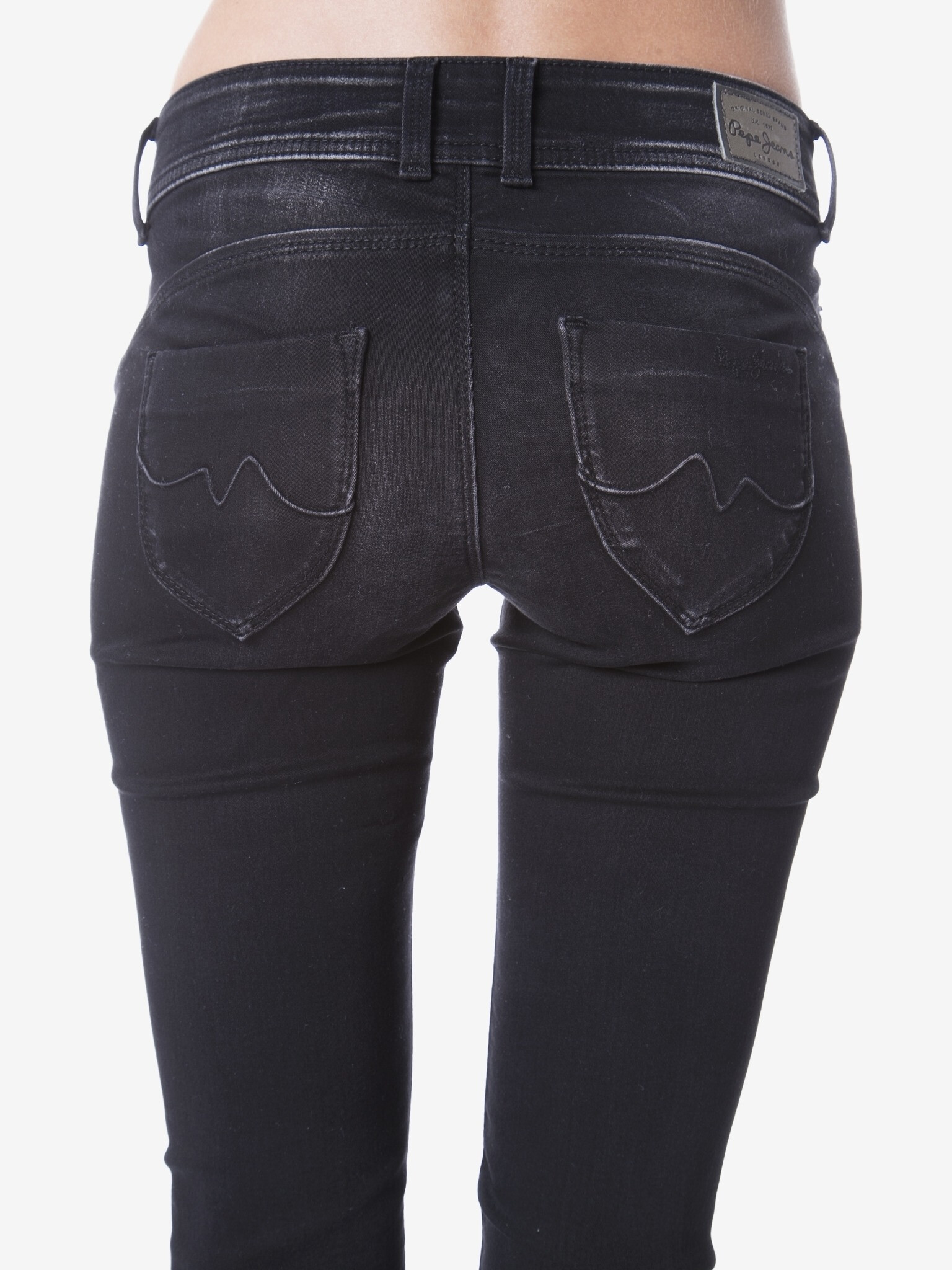 Pepe Jeans New Brooke Jeans Negru - Pled.ro