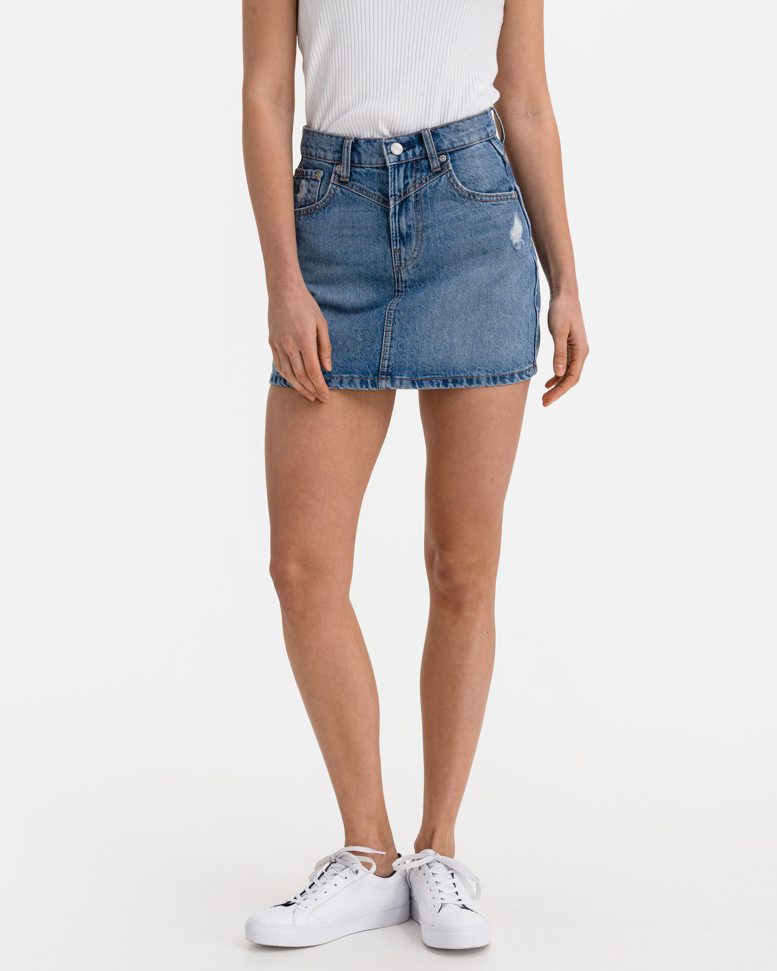 Pepe Jeans Rachel Fustă Albastru - Pled.ro