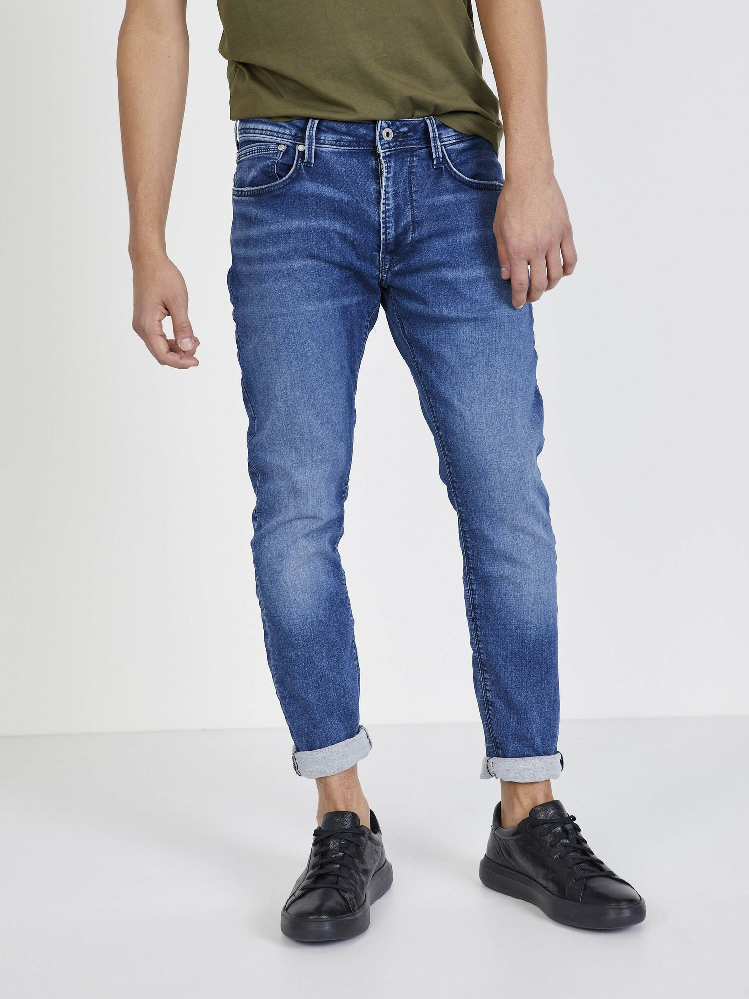 Pepe Jeans Stanley Jeans Albastru - Pled.ro