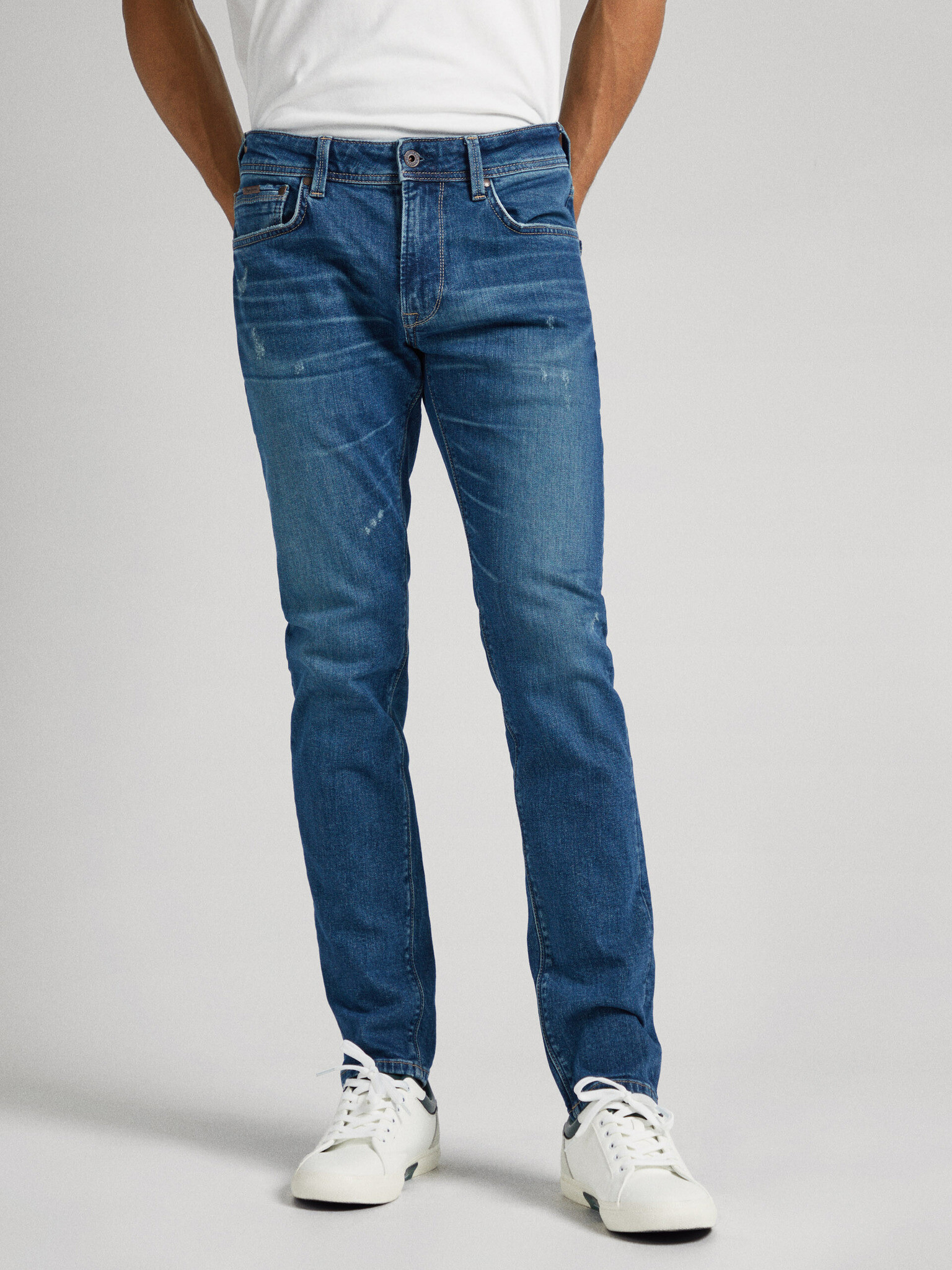 Pepe Jeans Stanley Jeans Albastru - Pled.ro