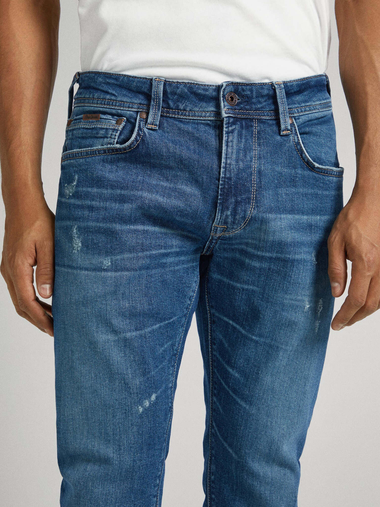 Pepe Jeans Stanley Jeans Albastru - Pled.ro