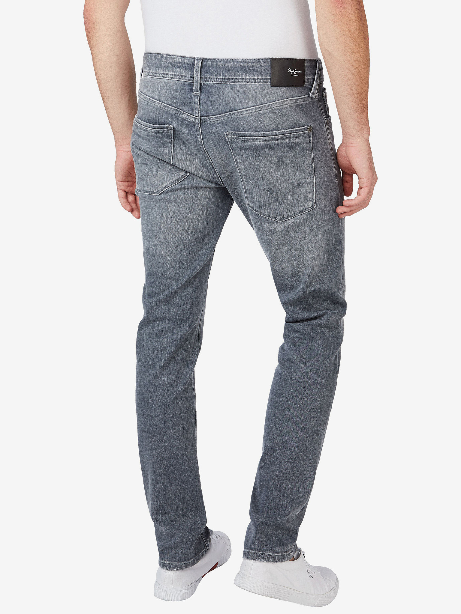 Pepe Jeans Stanley Jeans Gri - Pled.ro