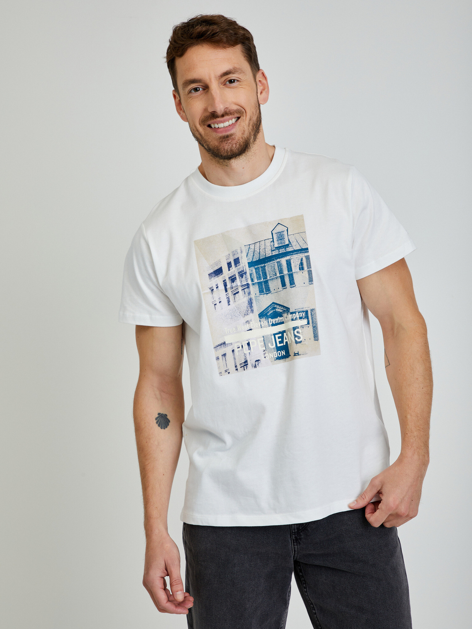 Pepe Jeans Tricou Alb - Pled.ro