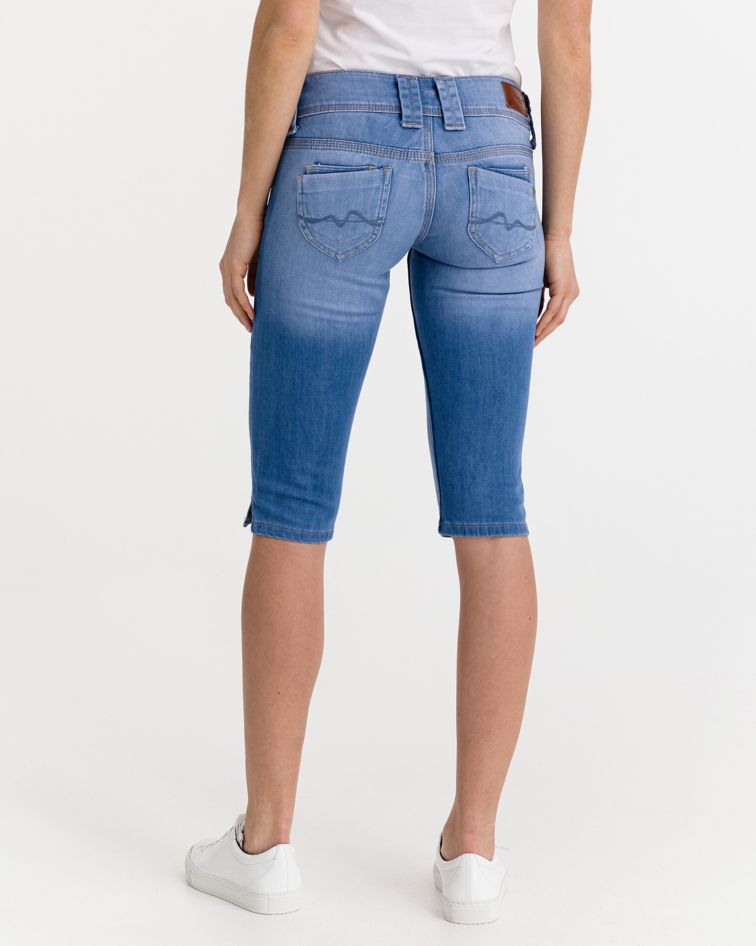 Pepe Jeans Venus Crop Pantaloni scurți Albastru - Pled.ro