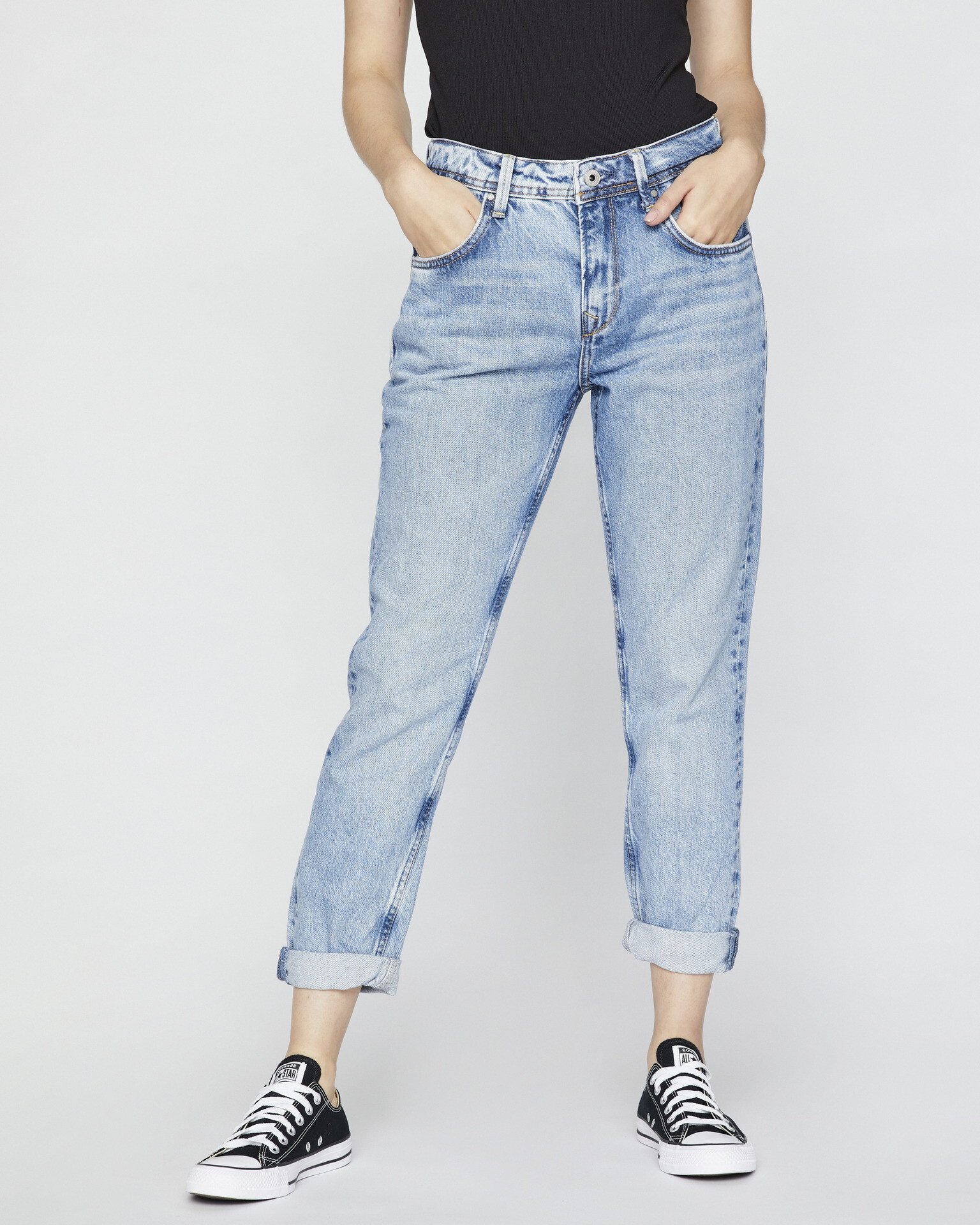 Pepe Jeans Violet Jeans Albastru - Pled.ro