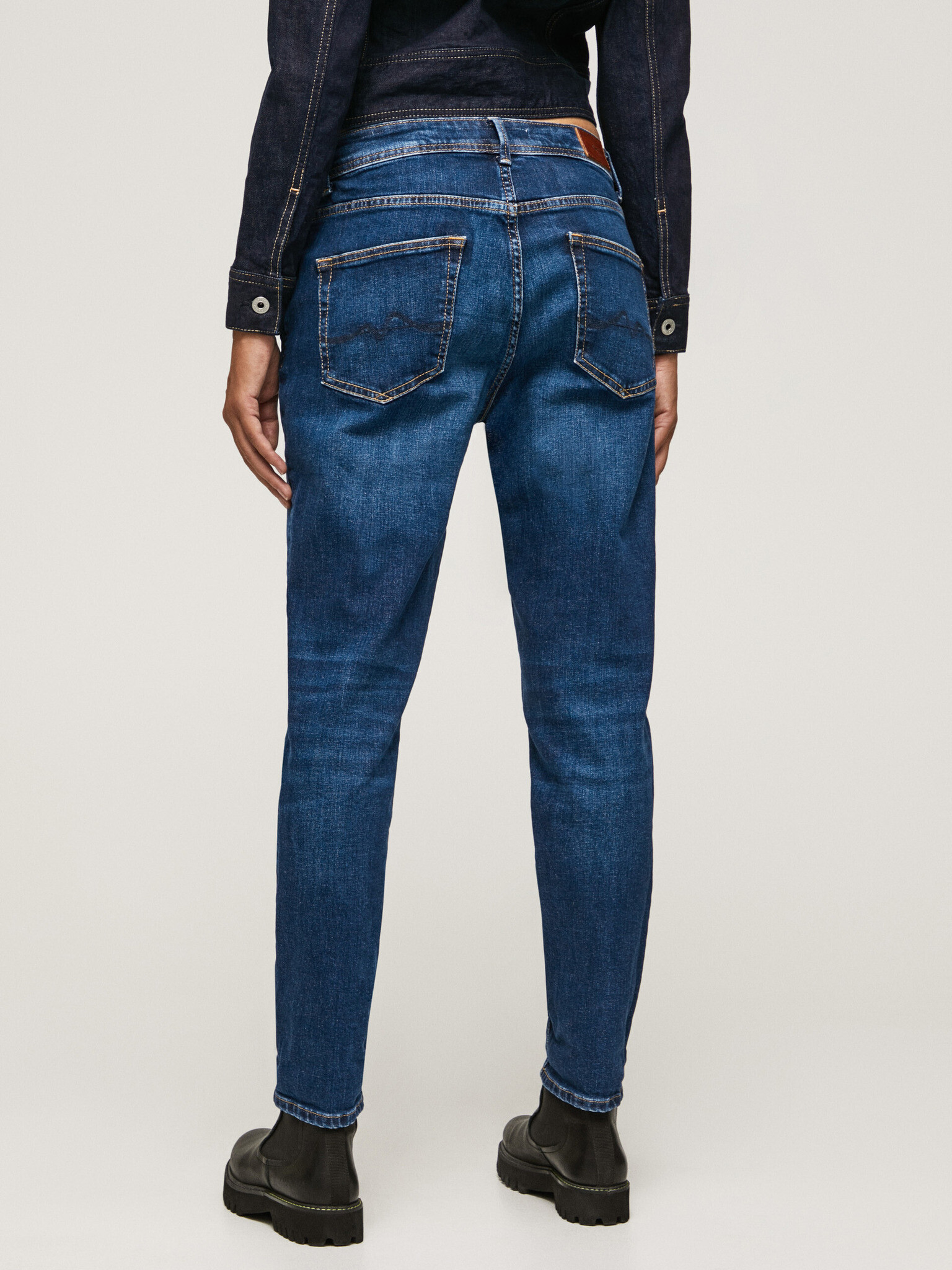 Pepe Jeans Violet Jeans Albastru - Pled.ro