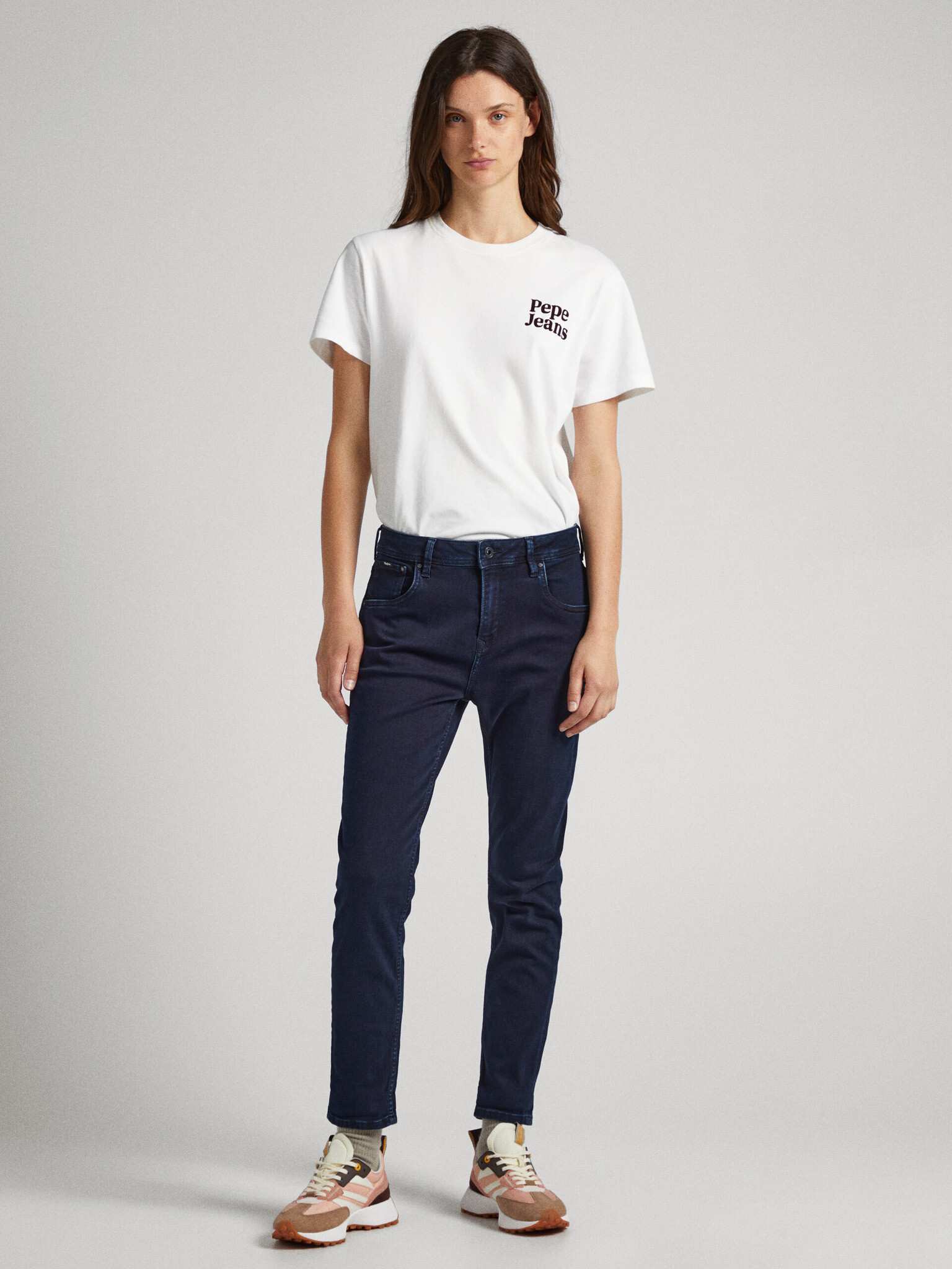 Pepe Jeans Violet Jeans Albastru - Pled.ro