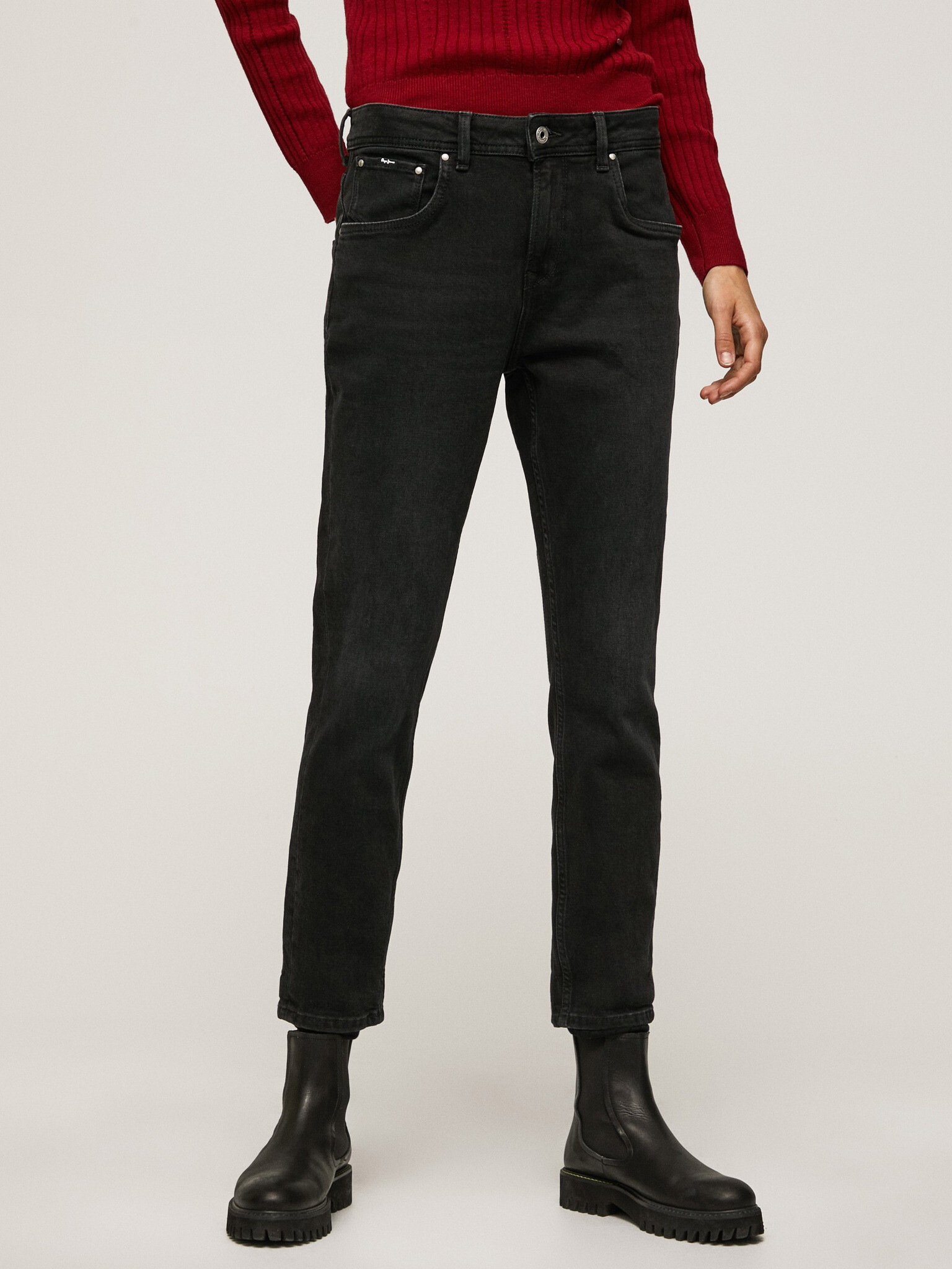 Pepe Jeans Violet Jeans Negru - Pled.ro