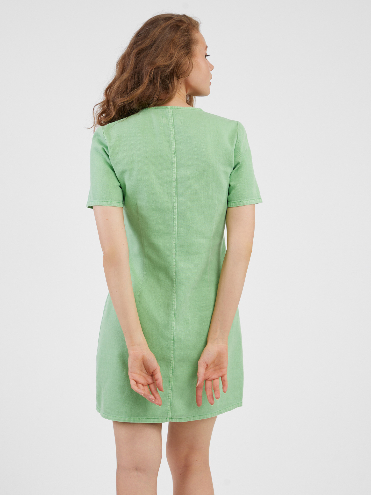 Pieces Tara Rochie Verde - Pled.ro