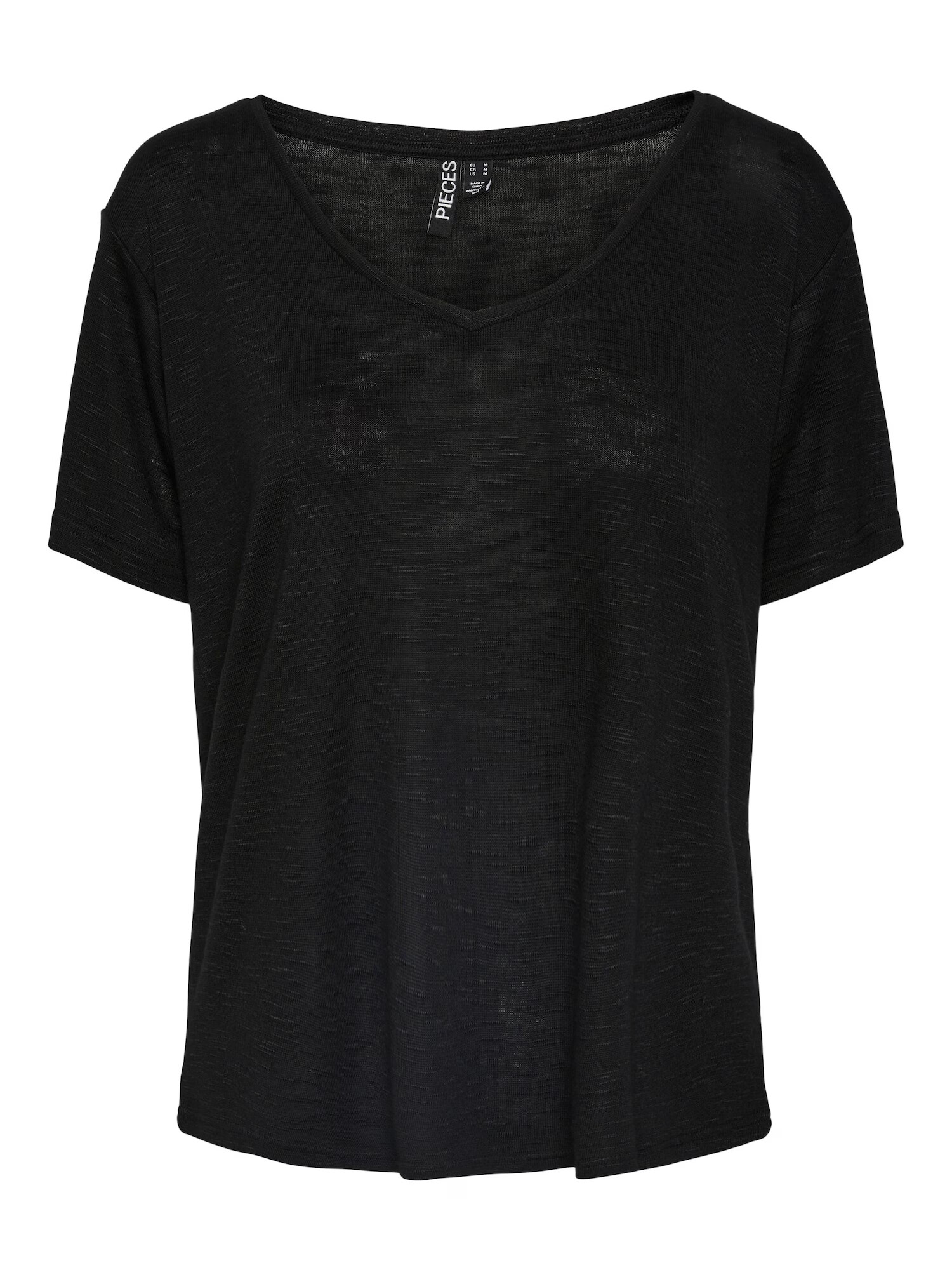 Pieces Tricou Negru - Pled.ro