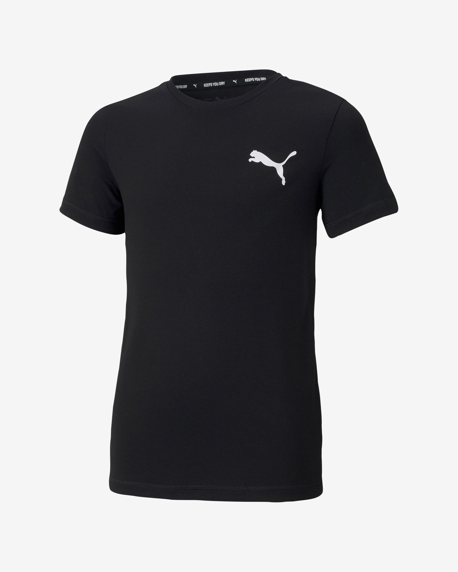 Puma Active Small Logo Tricou pentru copii Negru - Pled.ro