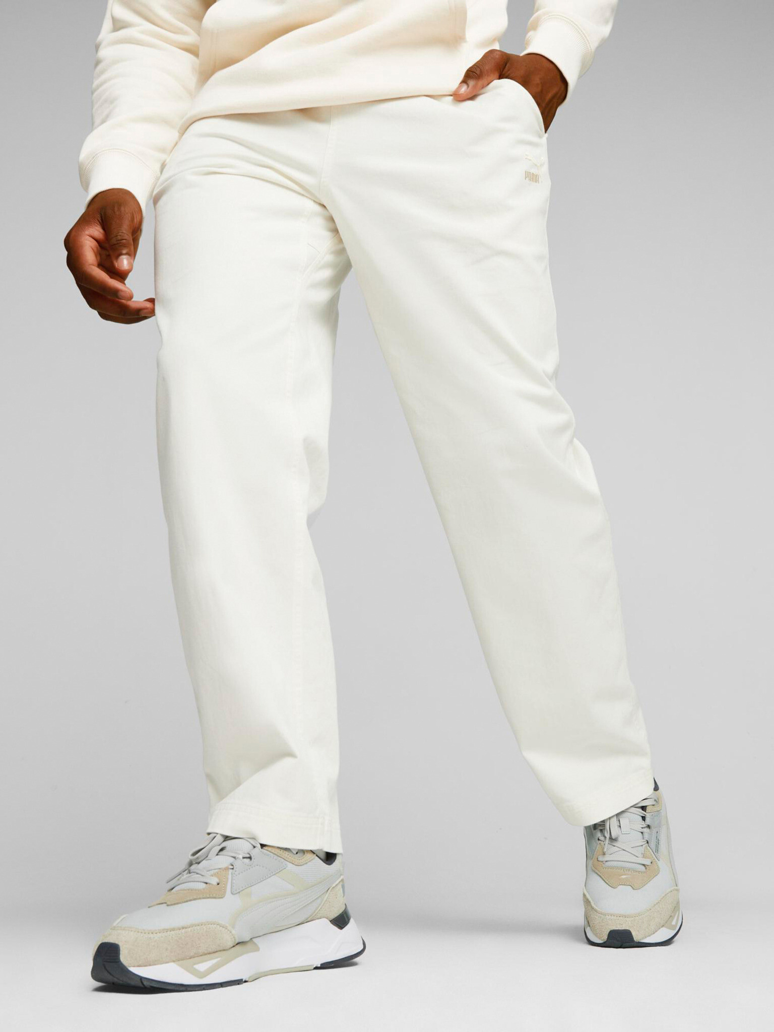 Puma Classics Pantaloni Alb - Pled.ro