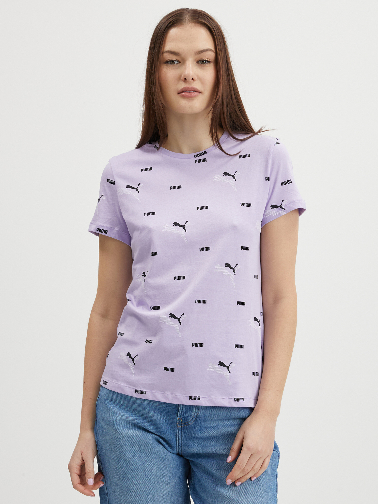 Puma Logo Power Tricou Violet - Pled.ro