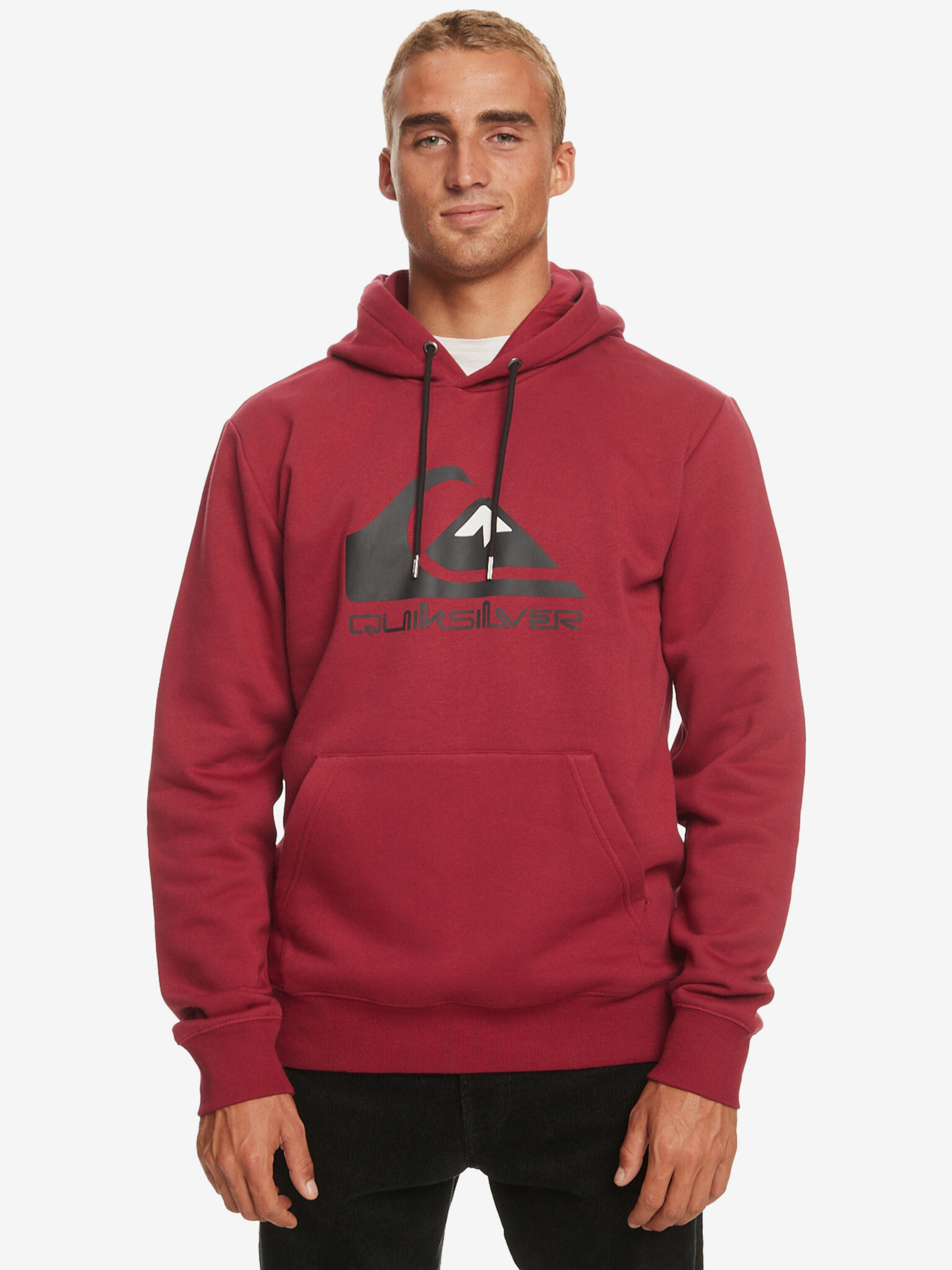 Quiksilver Big Logo Hanorac Roșu - Pled.ro