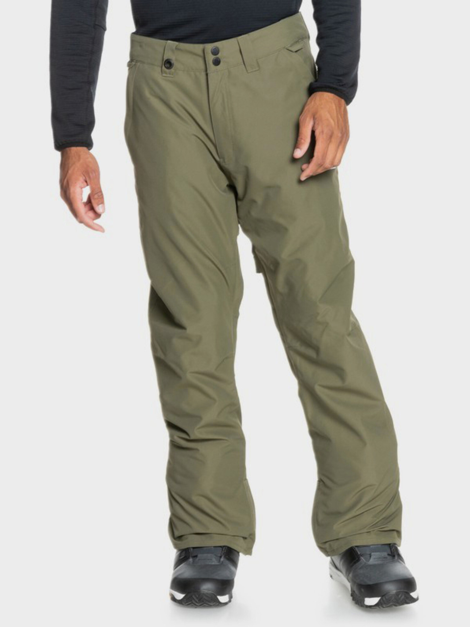 Quiksilver Pantaloni Verde - Pled.ro