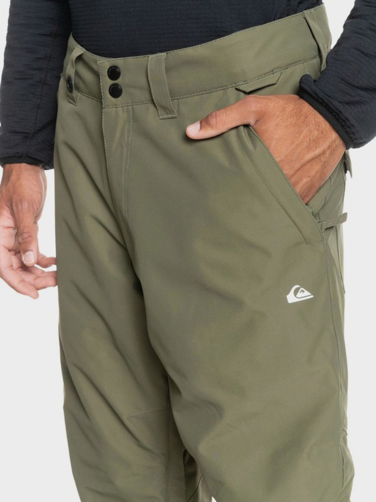 Quiksilver Pantaloni Verde - Pled.ro