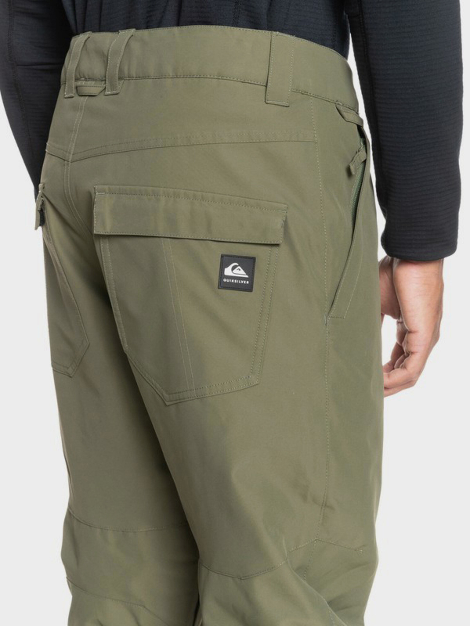 Quiksilver Pantaloni Verde - Pled.ro