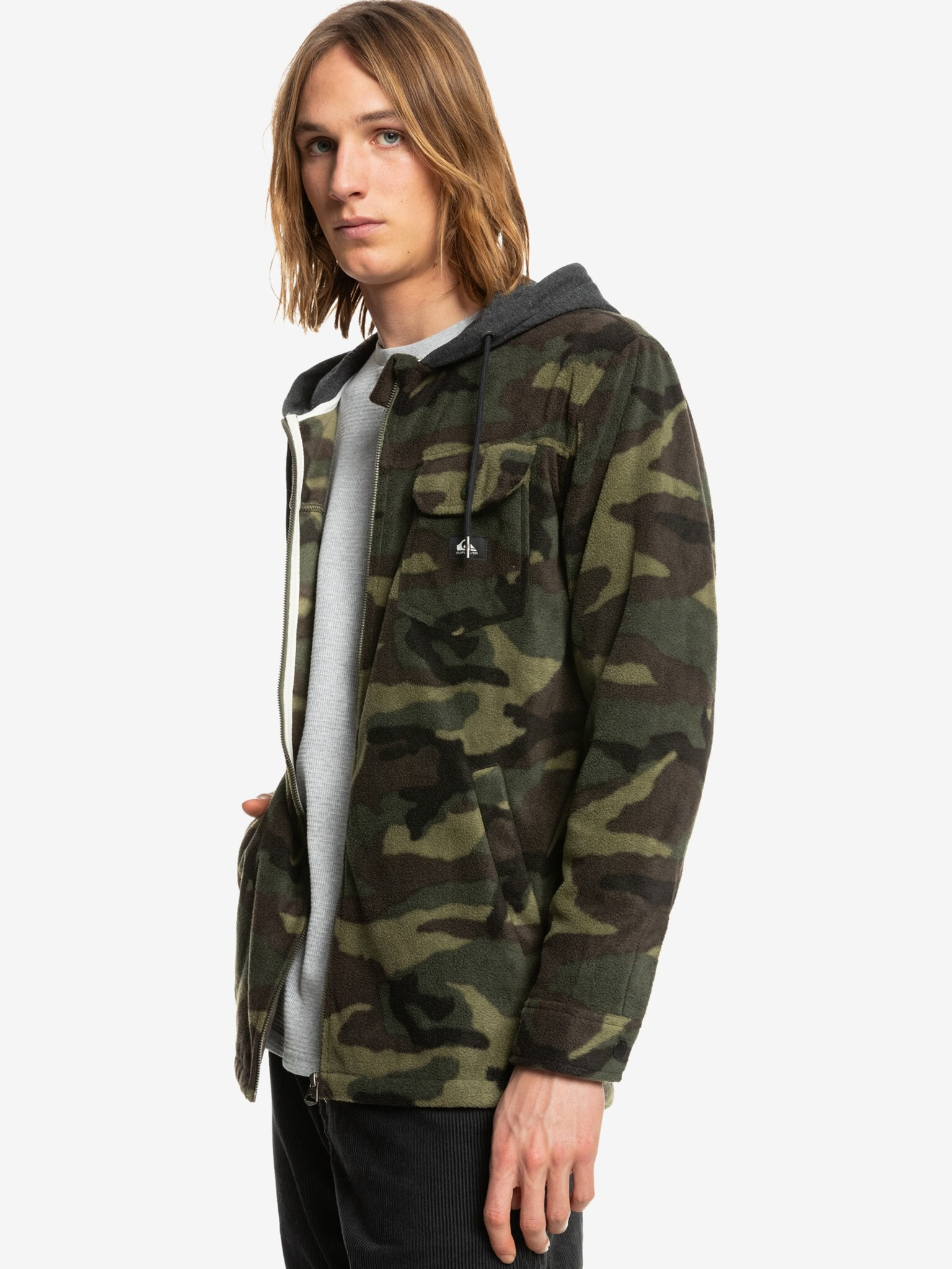 Quiksilver Super Swell Hanorac Verde - Pled.ro